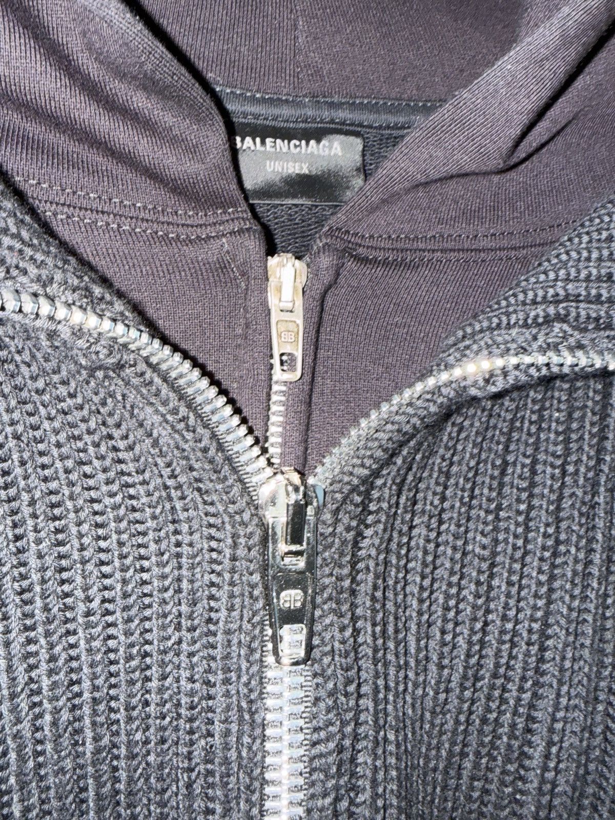 Balenciaga Balenciaga Double Layered Cardigan Unity Size US L / EU 52-54 / 3 - 10 Thumbnail