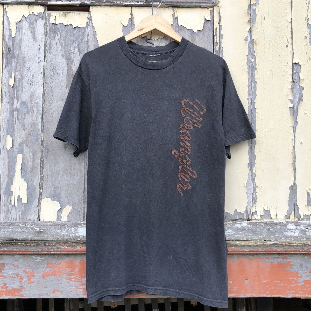 Vintage Vintage 90s Wrangler Sunfaded Tshirt Size US M / EU 48-50 / 2 - 1 Thumbnail