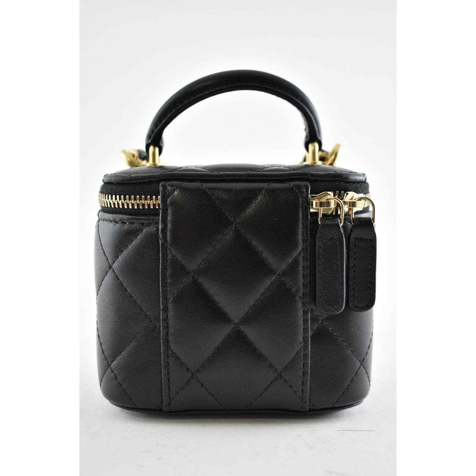 Chanel Chanel Mini Vanity Top Handle Logo Shoulder Crossbody Bag Size ONE SIZE - 7 Thumbnail