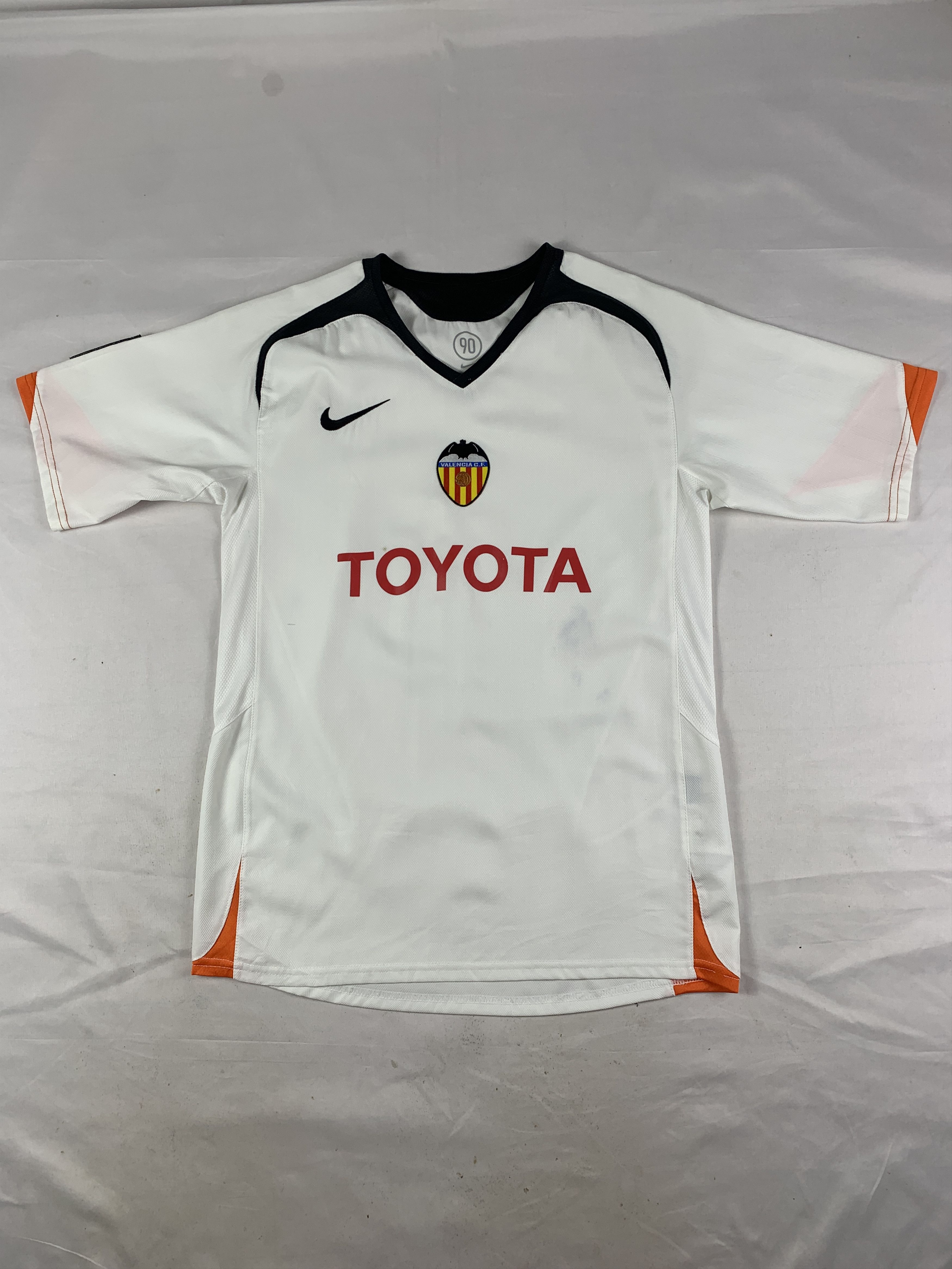 Nike 2004-2005 Valencia CF Spain Home Jersey (S) Size US S / EU 44-46 / 1 - 1 Thumbnail