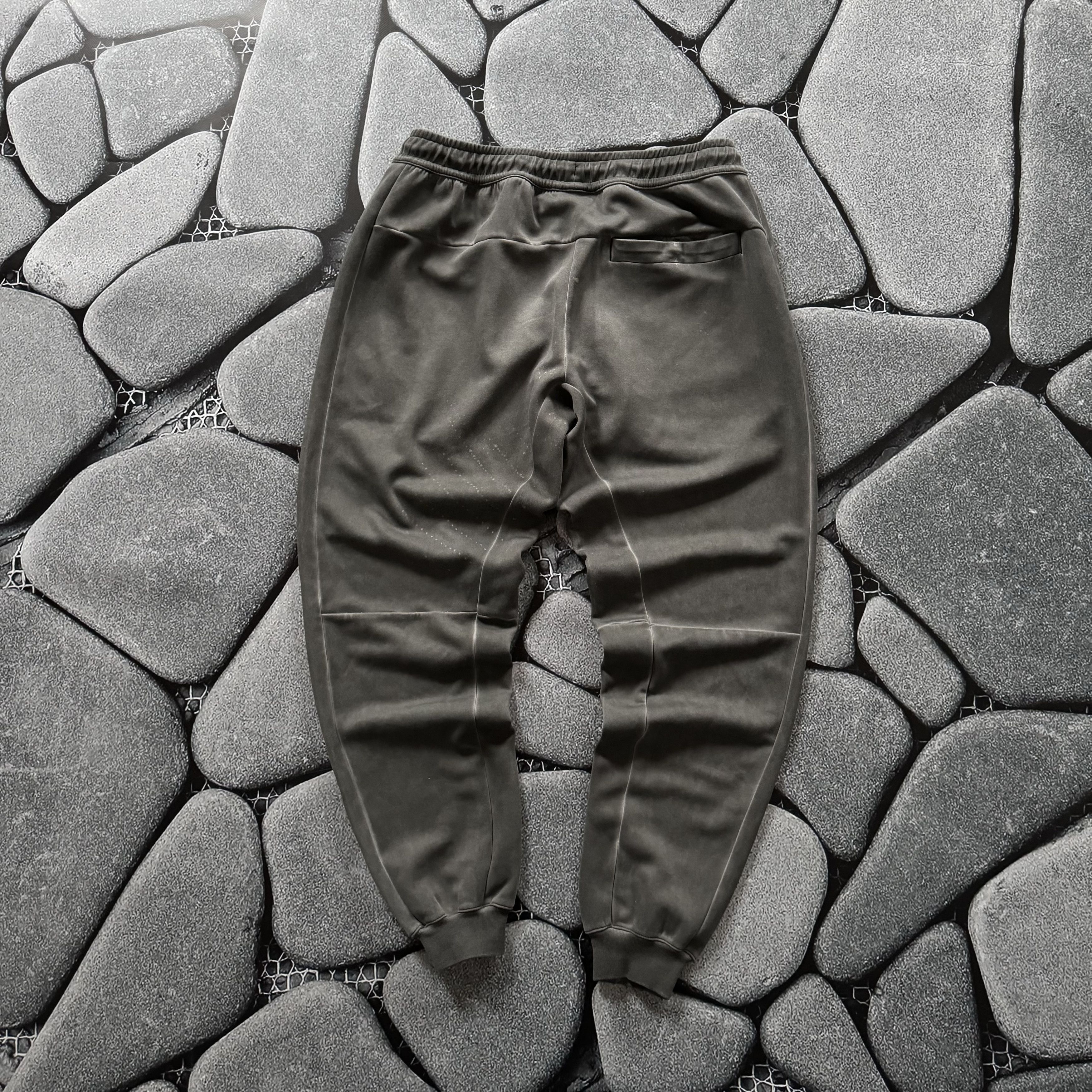 Nike NIKE FADED GREY JOGGERS Y2K DRILL SWOOSH COTTON PANT Size US 32 / EU 48 - 3 Thumbnail