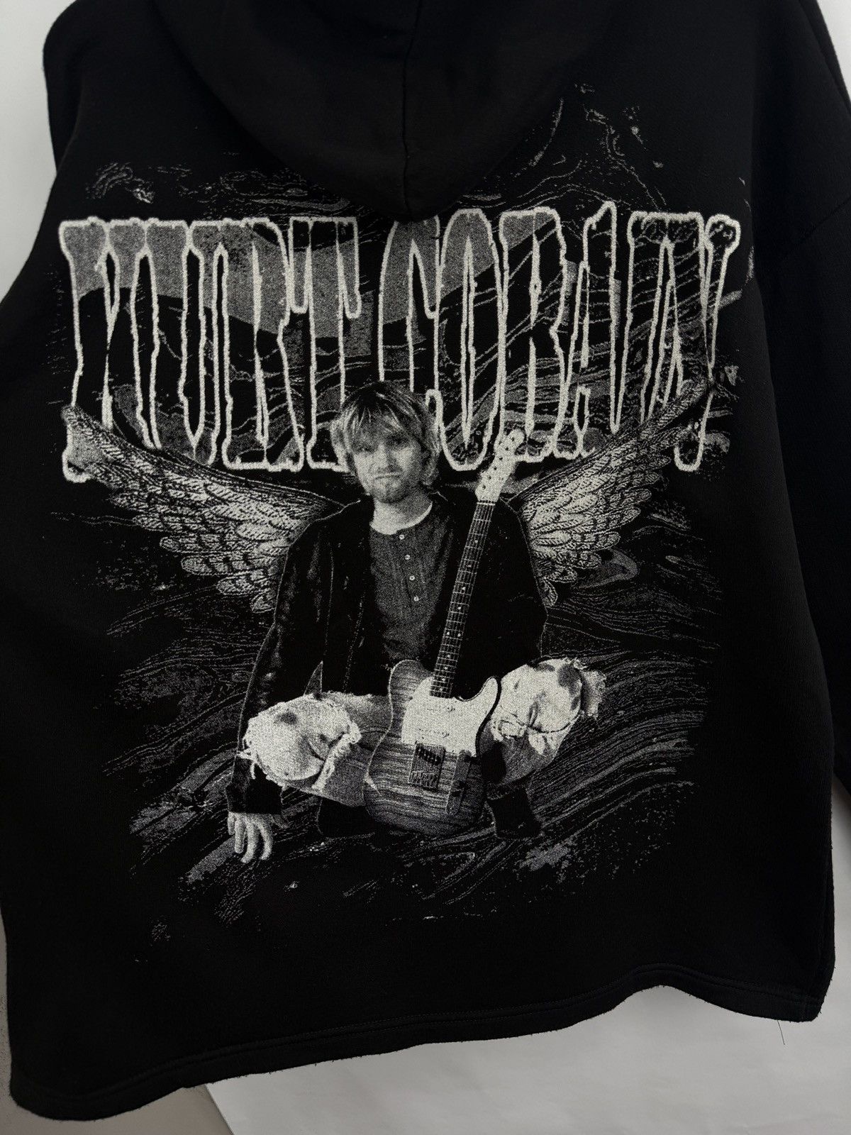 Nirvana 🇺🇸 Vintage 90s Kurt Cobain Nirvana Hoodie Rare Retro Size US L / EU 52-54 / 3 - 9 Thumbnail