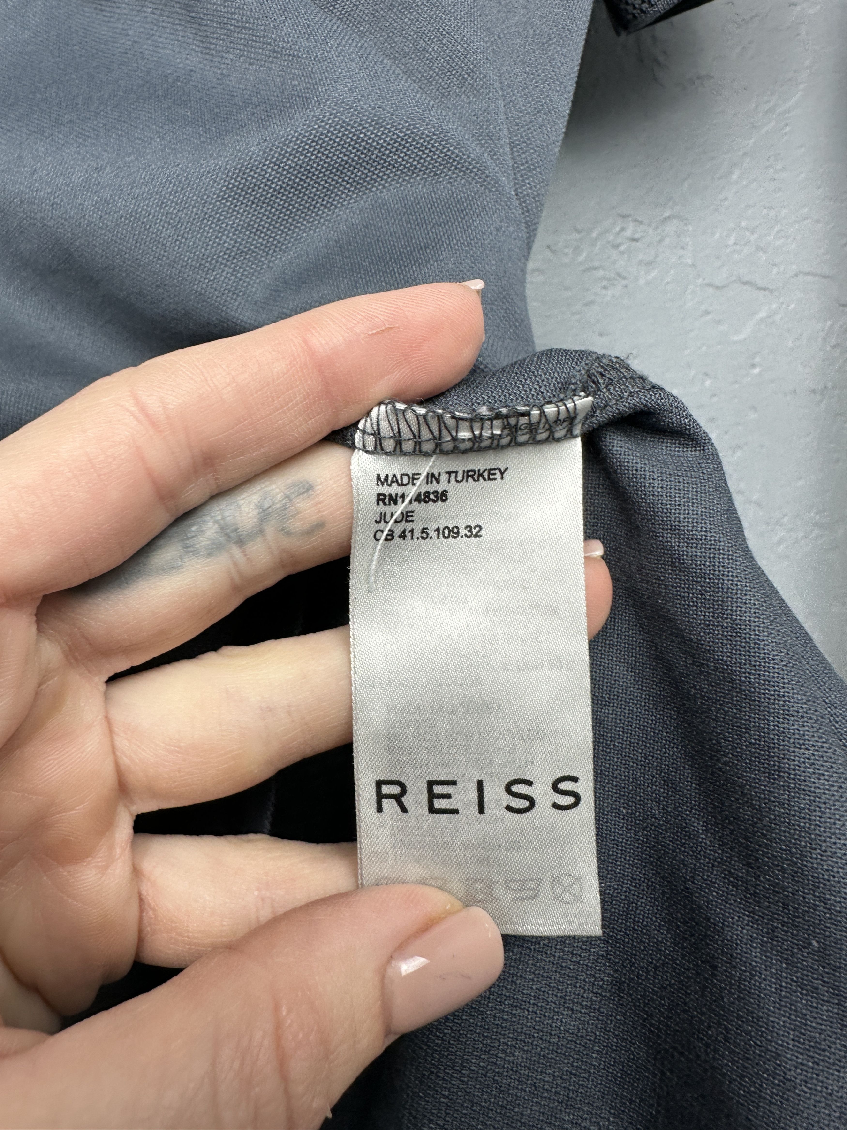 Reiss Reiss Mens Egyptian Cotton Polo Shirt Size US S / EU 44-46 / 1 - 5 Thumbnail