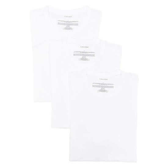 Calvin Klein CALVIN KLEIN Men T-Shirts LV00NB4185 100 WHITE Size US XL / EU 56 / 4 - 1 Thumbnail