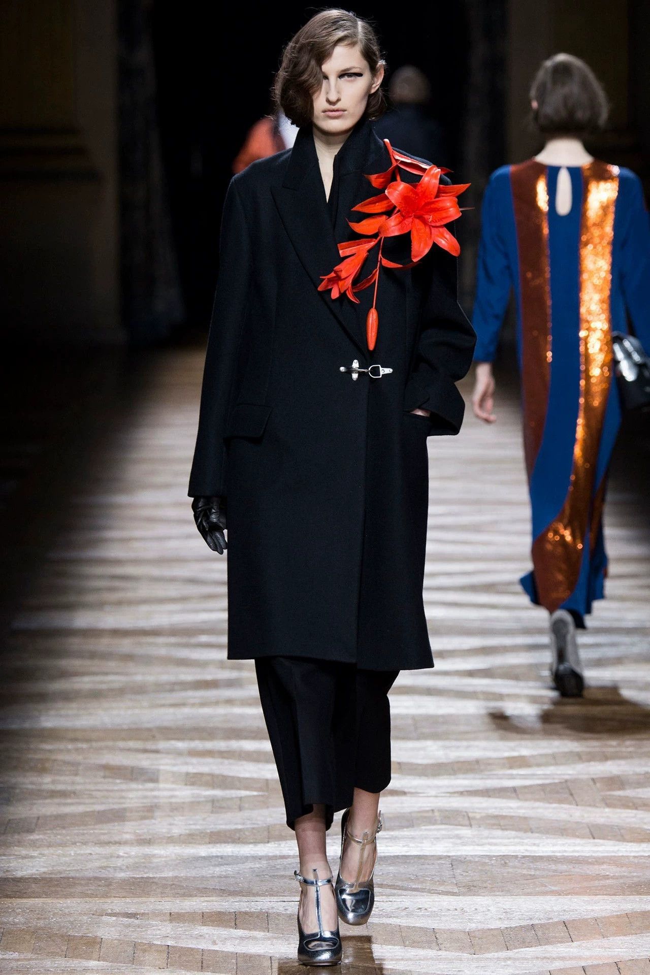 Dries Van Noten Dries Van Noten AW14 Bordeaux Airplane Button Wool Coat 36 Size XS / US 0-2 / IT 36-38 - 6 Thumbnail