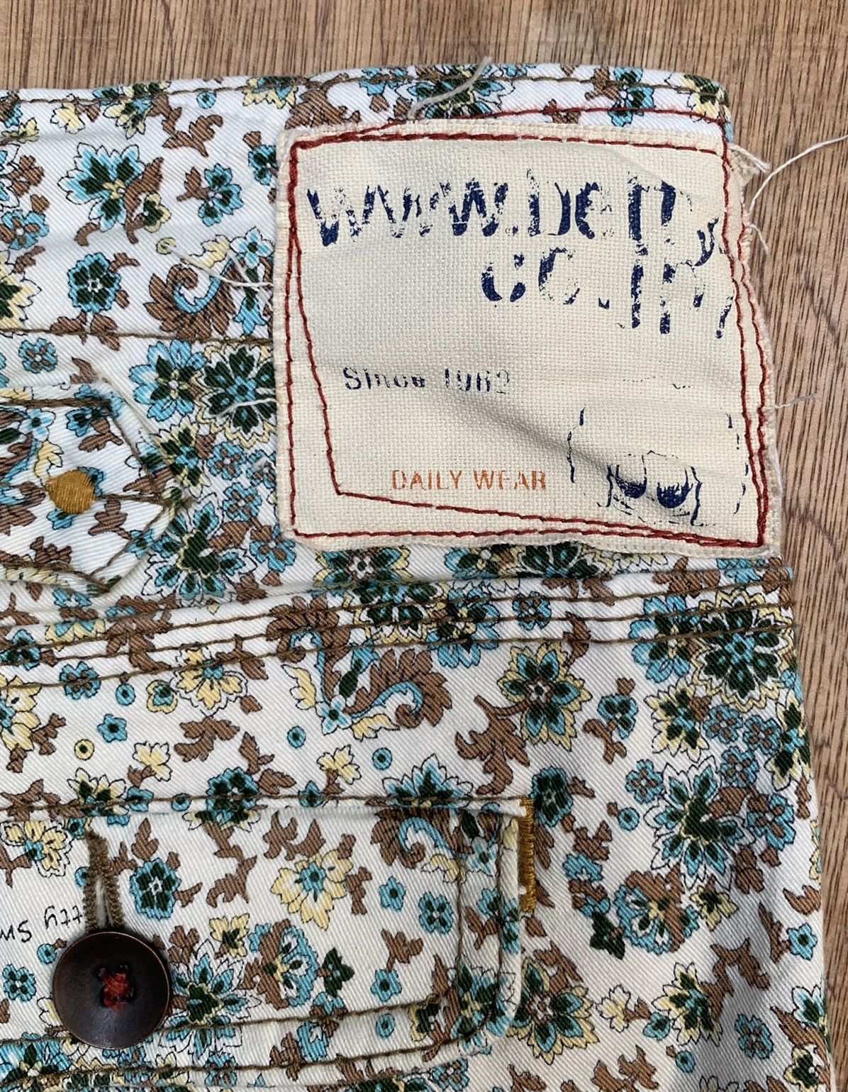 Japanese Brand Betty Smith Origin Is Kojima Streching Fullprint Cargo Pant Size 29" - 14 Thumbnail