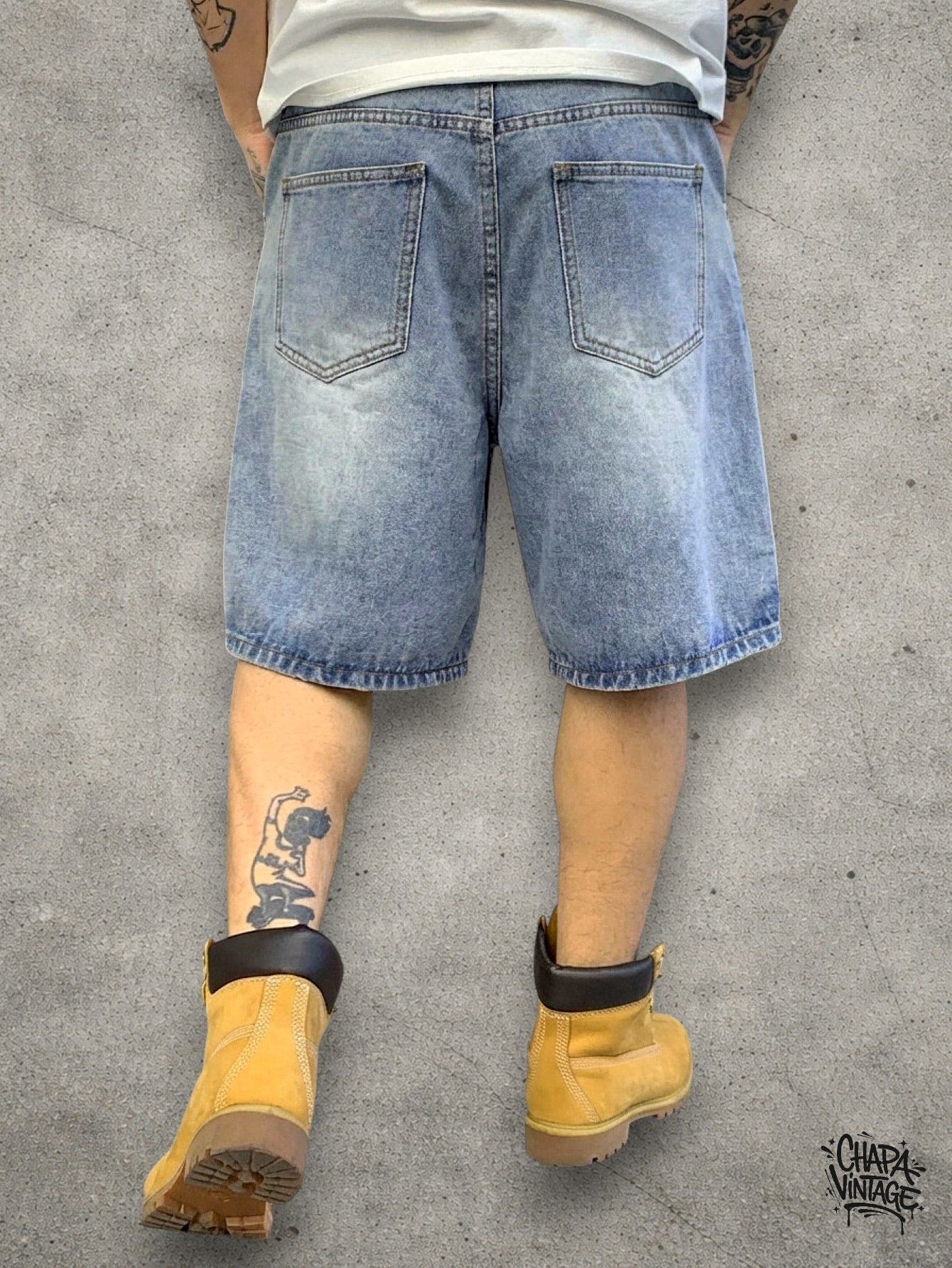 Vintage Washed jeans shorts Size US 32 / EU 48 - 3 Thumbnail