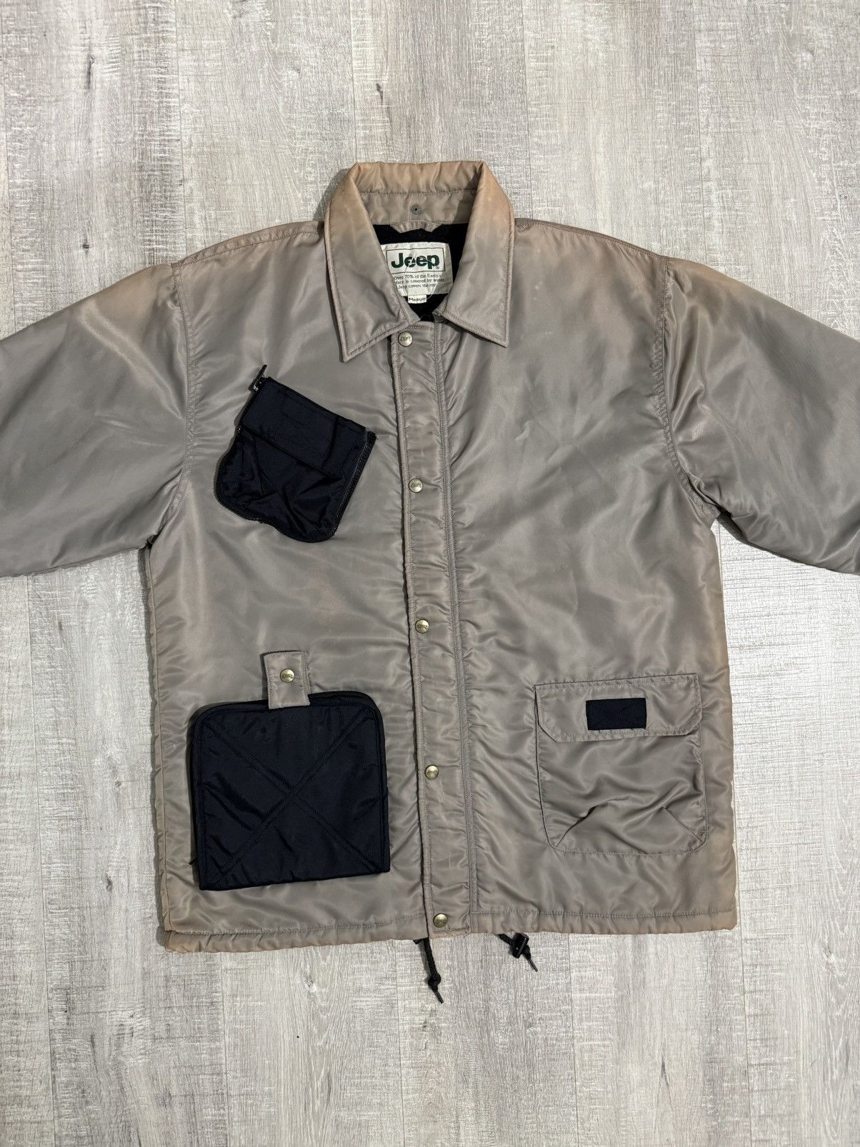 Vintage Vintage sun faded jeep tactical jacket Size US M / EU 48-50 / 2 - 8 Thumbnail