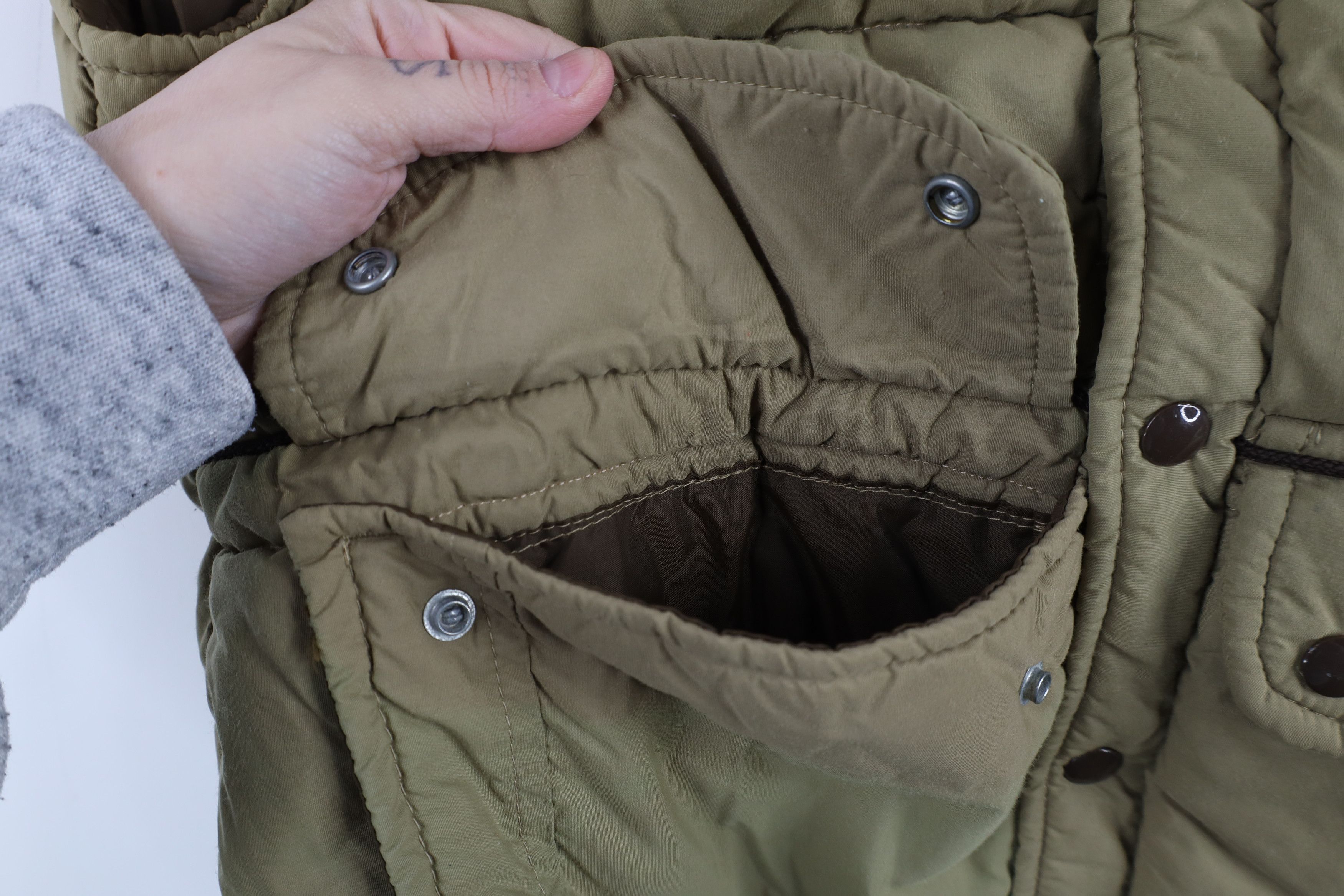 Vintage Vintage 70s Streetwear Sun Faded Puffer Vest Jacket Brown Size US M / EU 48-50 / 2 - 6 Thumbnail