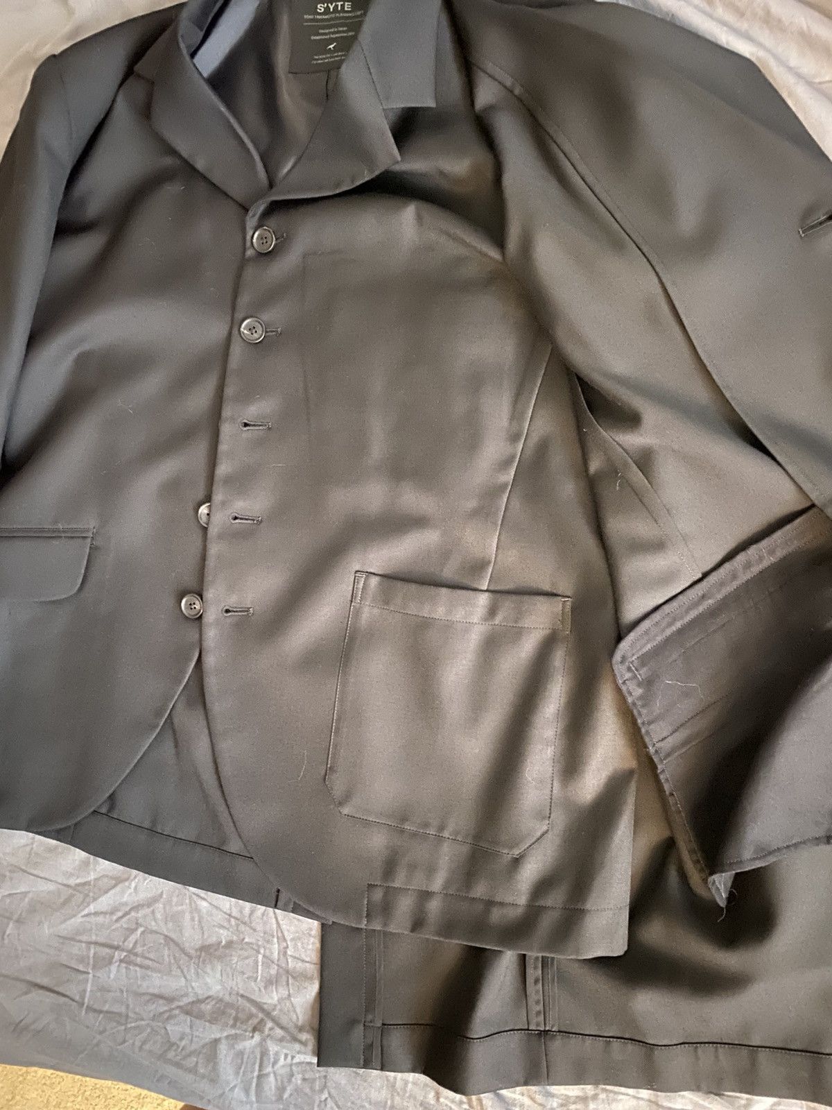 Yohji Yamamoto Yohji Yamamoto S’yte Asymmetrical Blazer Size 40R - 4 Thumbnail