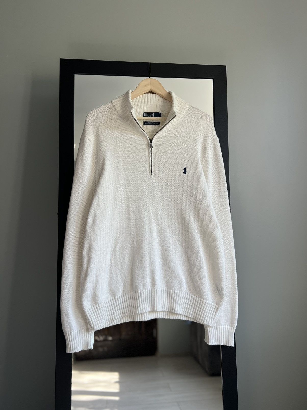Polo Ralph Lauren Vintage 1/3 Zip Old Money Luxury Sweater