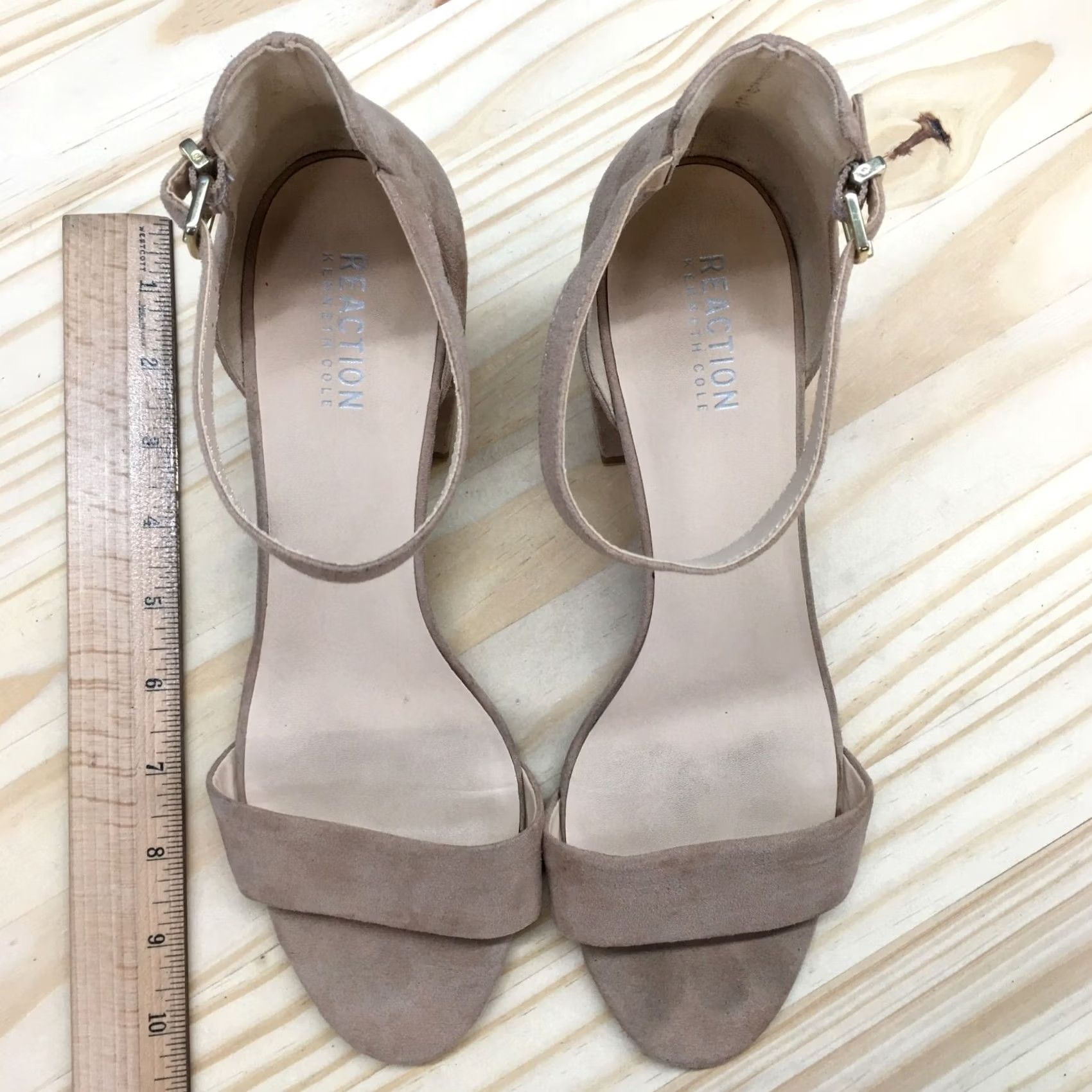 Kenneth Cole Kenneth Cole Reaction Sandals Womens 10 Holly Ankle Strap Brown Open Toe Block Heel Sandal Size US 10 / IT 40 - 6 Thumbnail