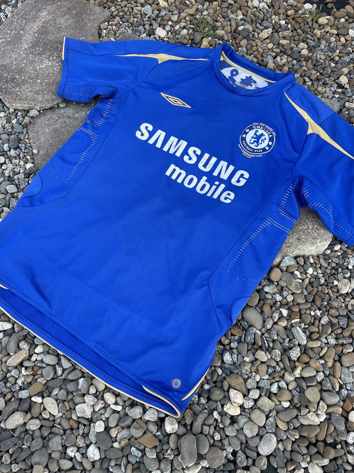Chelsea Soccer × Umbro × Vintage 2005 Umbro Chelsea vintage blue soccer jersey century Size US M / EU 48-50 / 2 - 4 Thumbnail