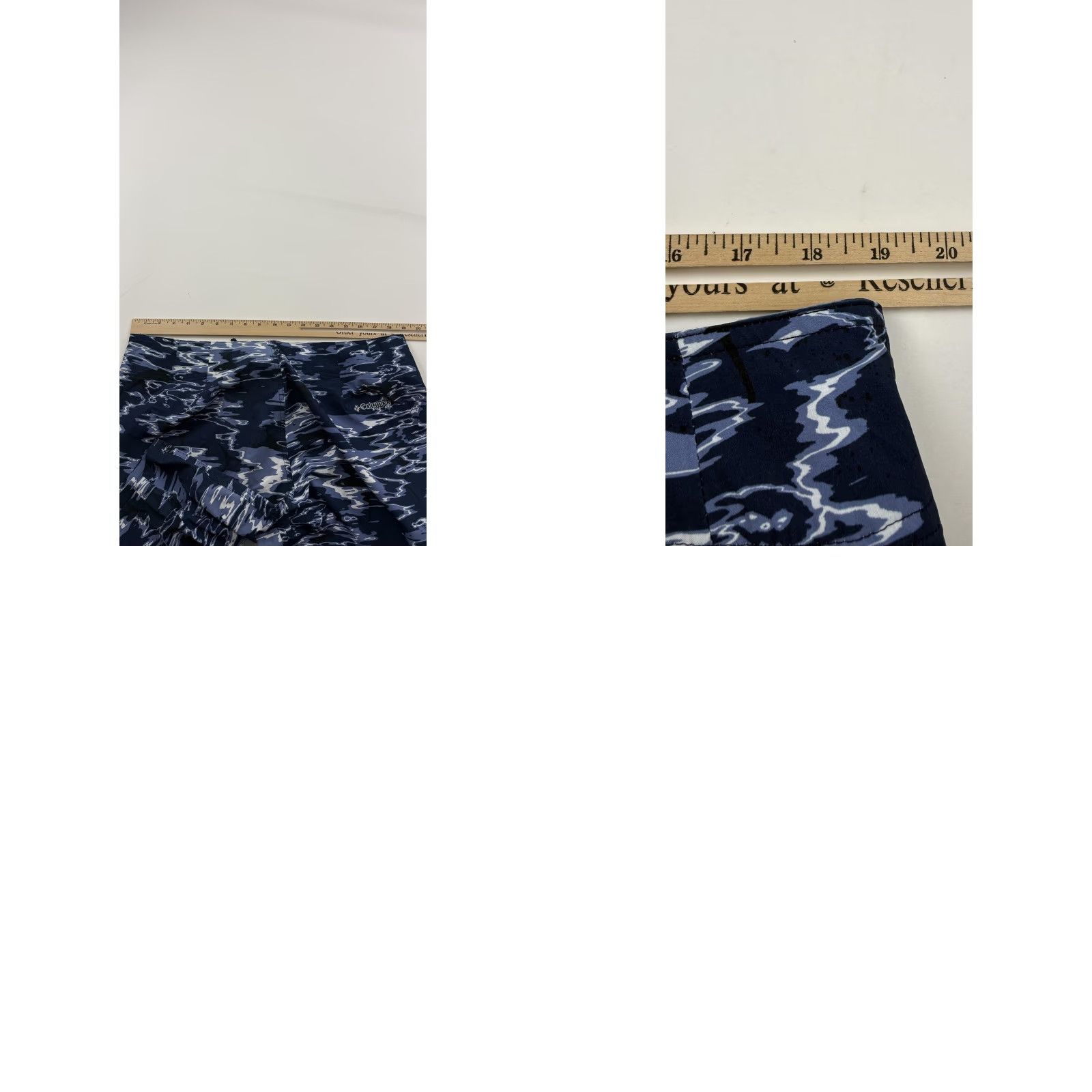 Vintage Columbia PFG Board Shorts Mens 38 Blue Camo Water Print Fishing Trunks 9 Inseam Size US 38 / EU 54 - 8 Thumbnail