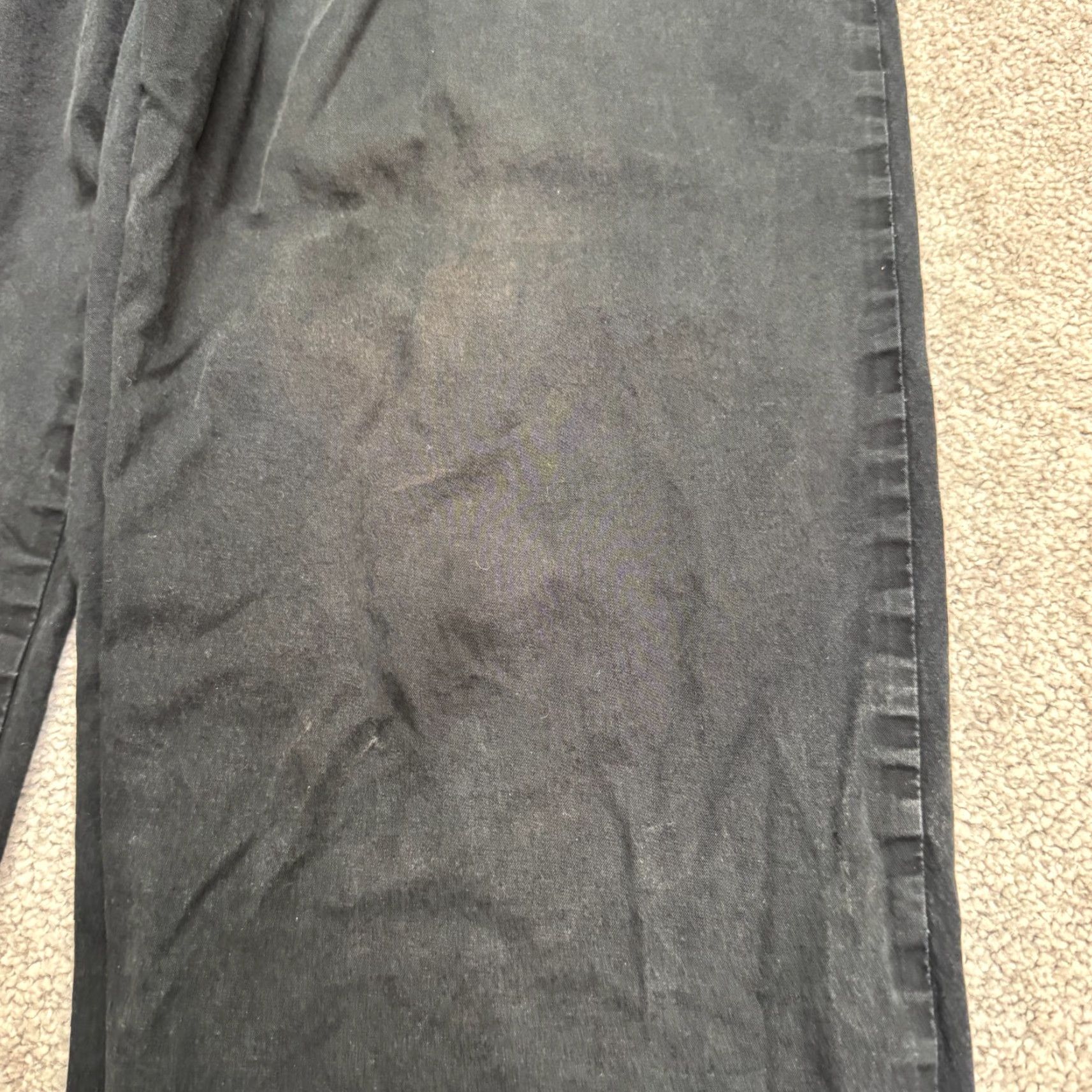 Hugo Boss Hugo Boss Pants Mens 36 Regular Chino Straight Leg Flat Front Black Cotton Blend Size US 36 / EU 52 - 7 Thumbnail