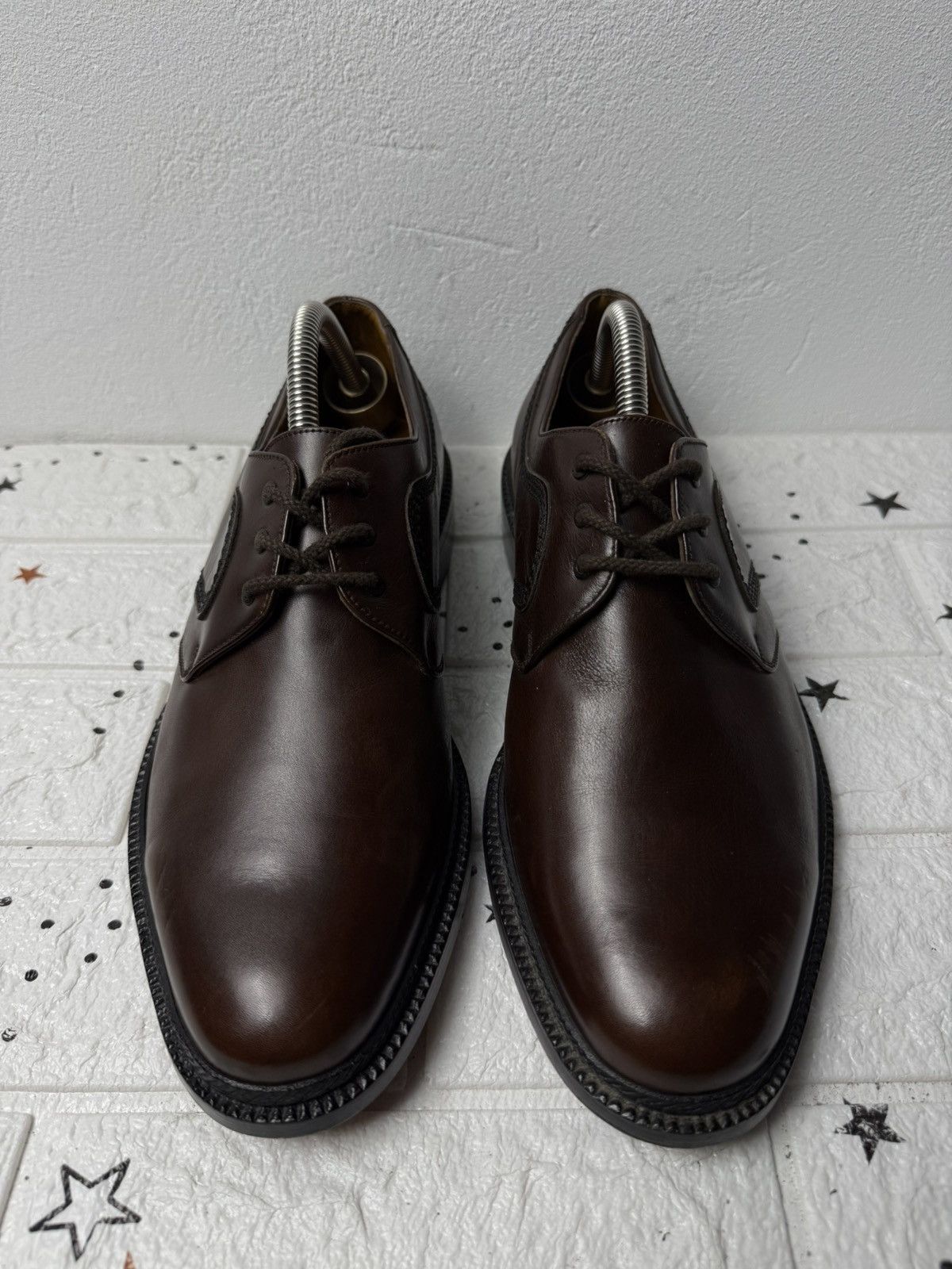 Bally Bally Parawet Oxford US9 UK8.5 EUR44 Vintage Brown Leather Size US 9 / EU 42 - 3 Thumbnail