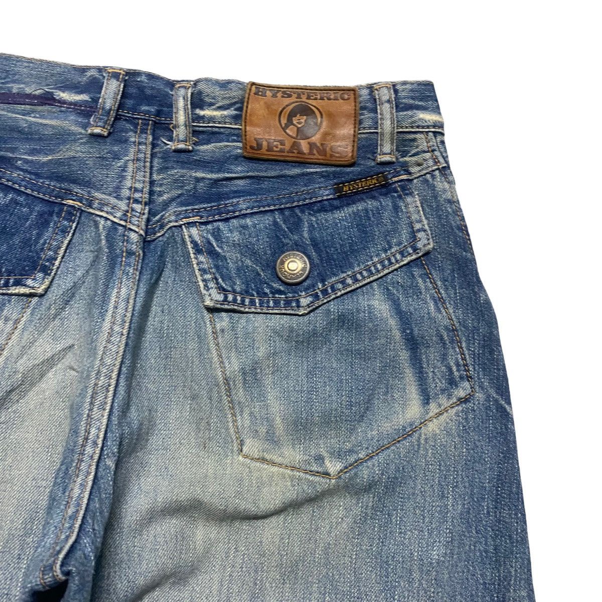 Hysteric Glamour Vintage Hysteric Glamour Distressed Honeycomb Jeans Size US 29 - 12 Thumbnail