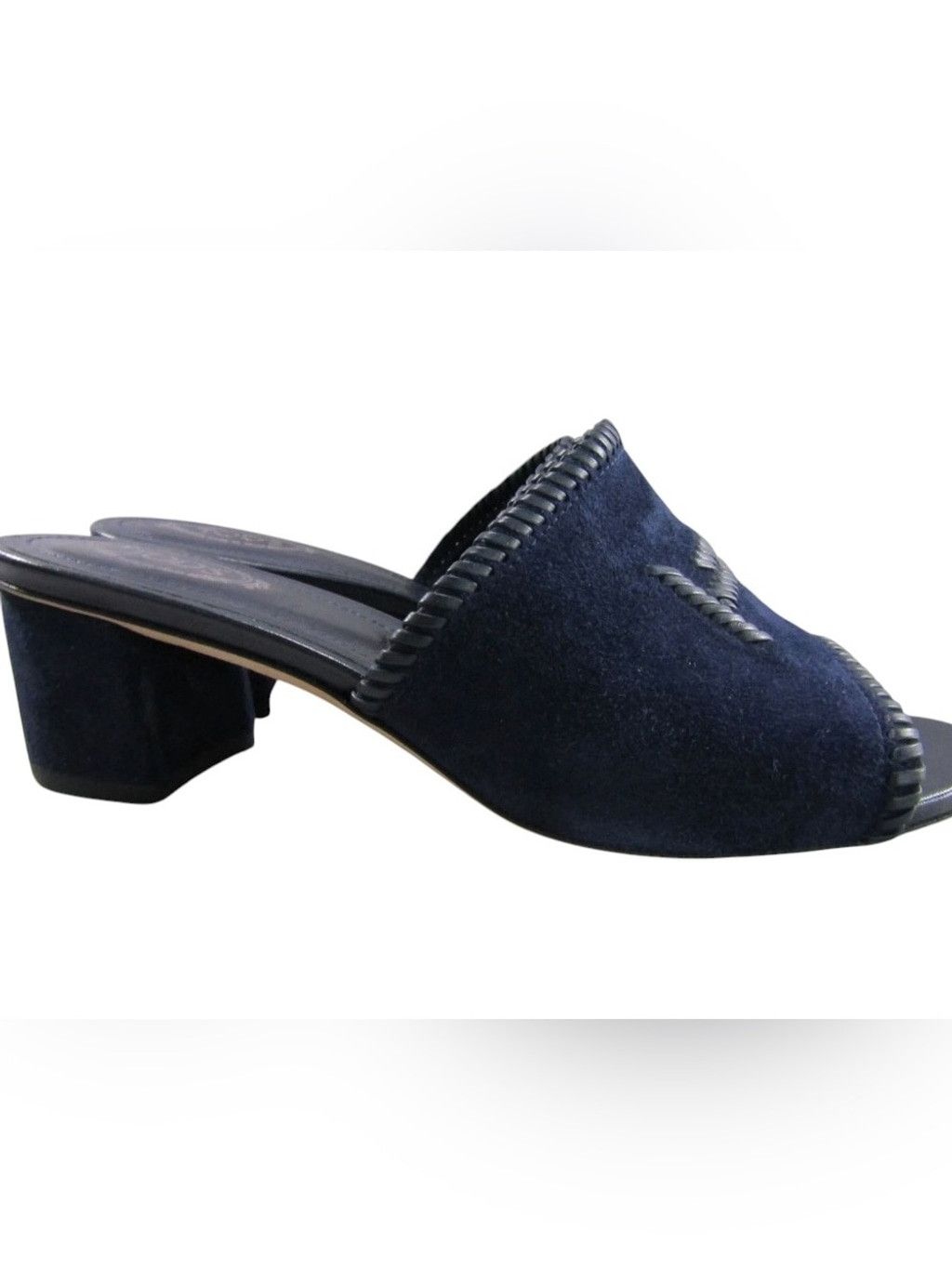 Tod's Tod's Suede Mules Navy Blue MSRP $645 Size US 7 / IT 37 - 4 Thumbnail