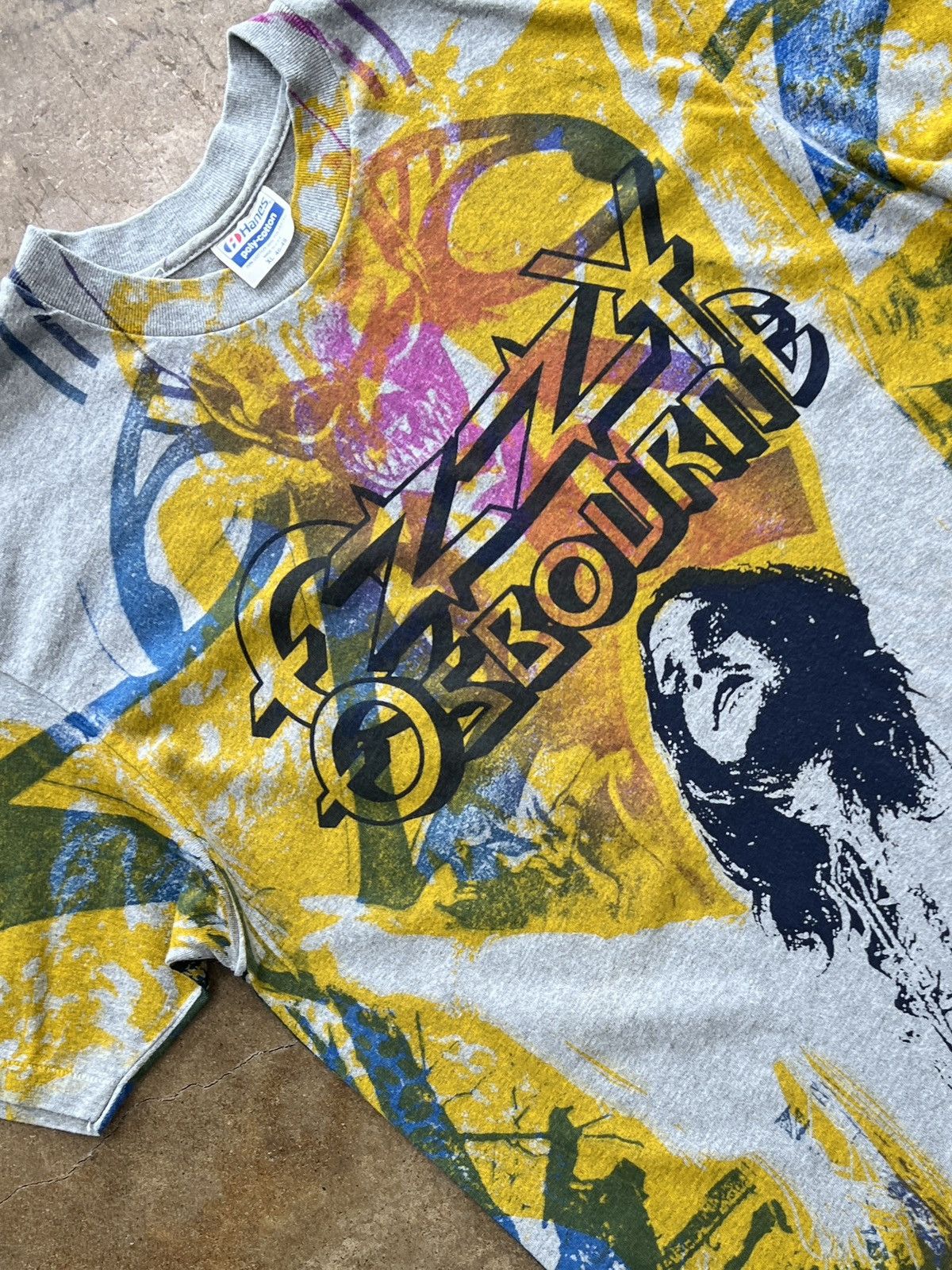 Band Tees Vintage 1991 Ozzy Osbourne Diary of a Madman AOP Tee XL Size US XL / EU 56 / 4 - 1 Thumbnail