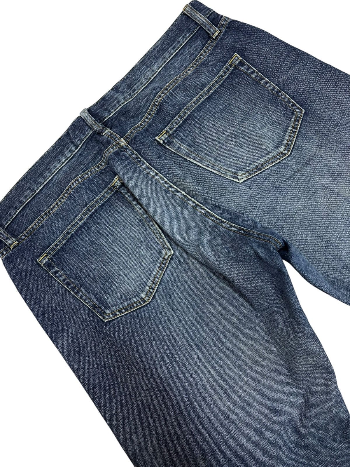 Japanese Brand × Kaihara Denim × Self Edge Vintage Kaihara Uniqlo Selvedge Faded Blue Washed Jeans Size US 37 - 7 Thumbnail