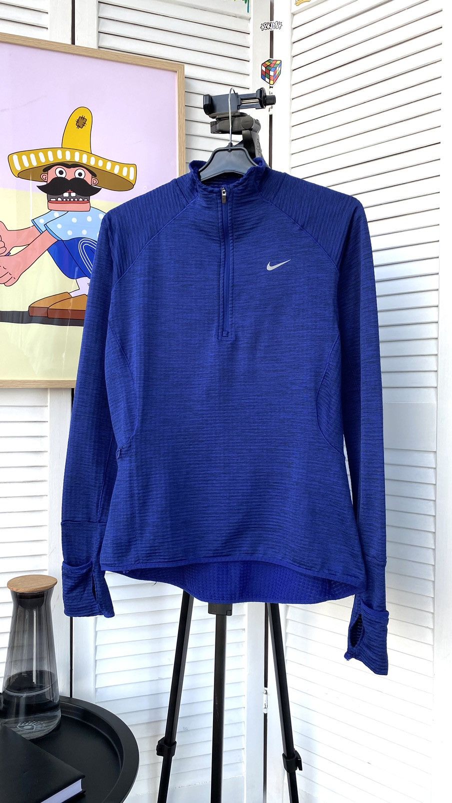 Nike Nike Element Sphere Running 1/4 Zip Fleece Sweater Size S / US 4 / IT 40 - 1 Thumbnail