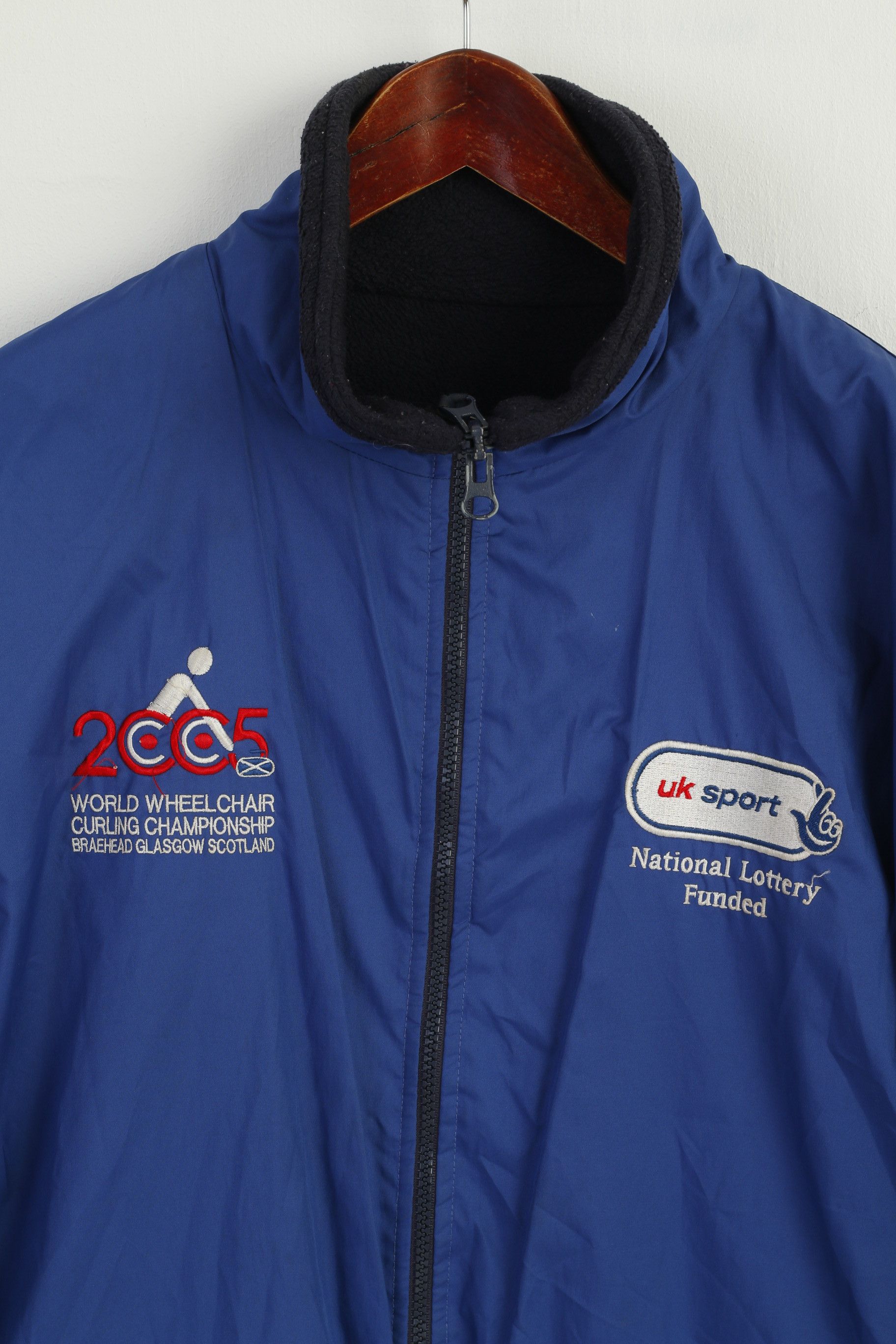 Vintage Active Fleece by Resust Men S Jacket Navy Windproof 0931 Size US S / EU 44-46 / 1 - 2 Thumbnail