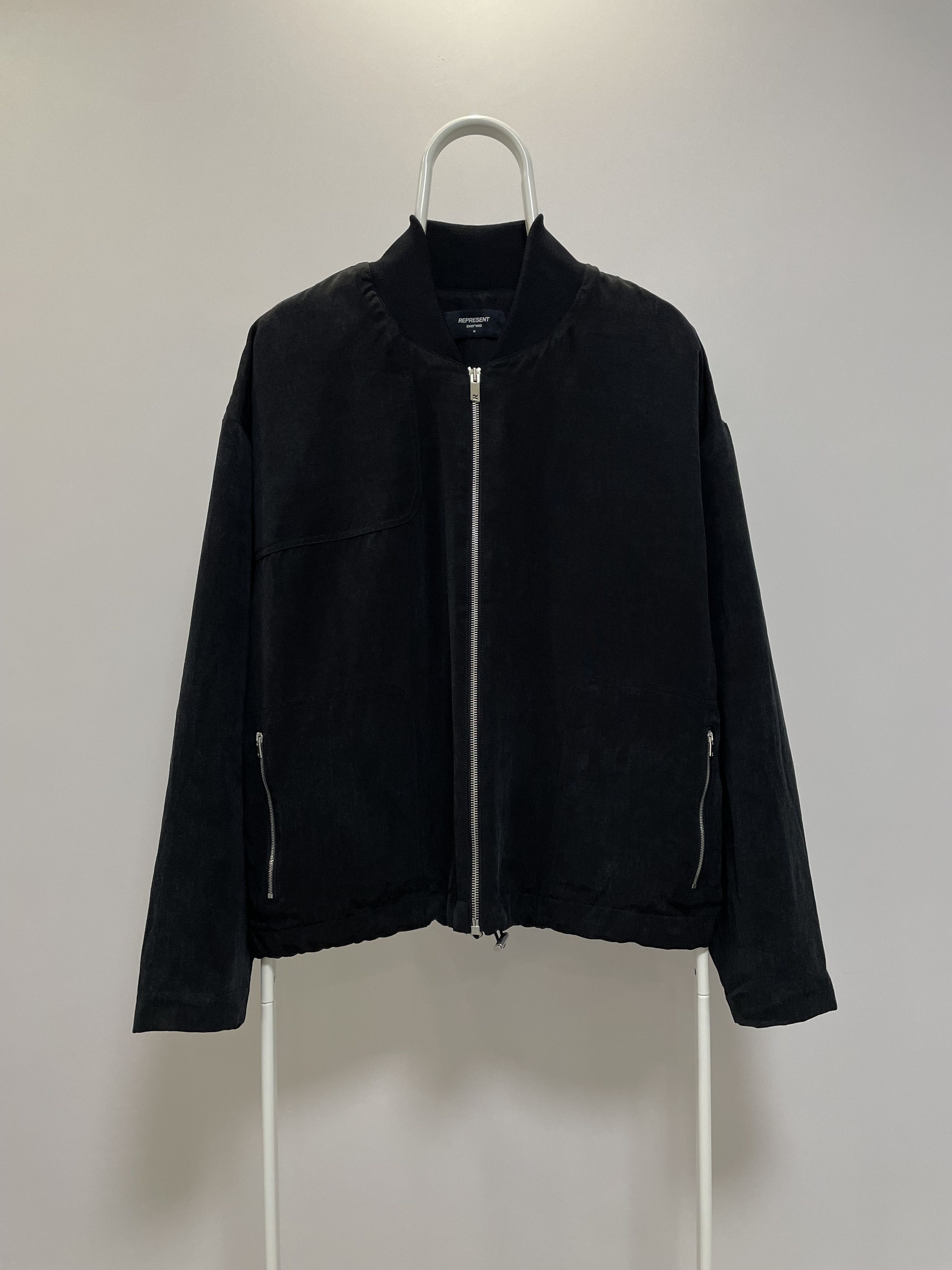 Represent Clo. REPRESENT CLO. England Jacket Cupro Viscose Bomber Coat Size US M / EU 48-50 / 2 - 2 Thumbnail
