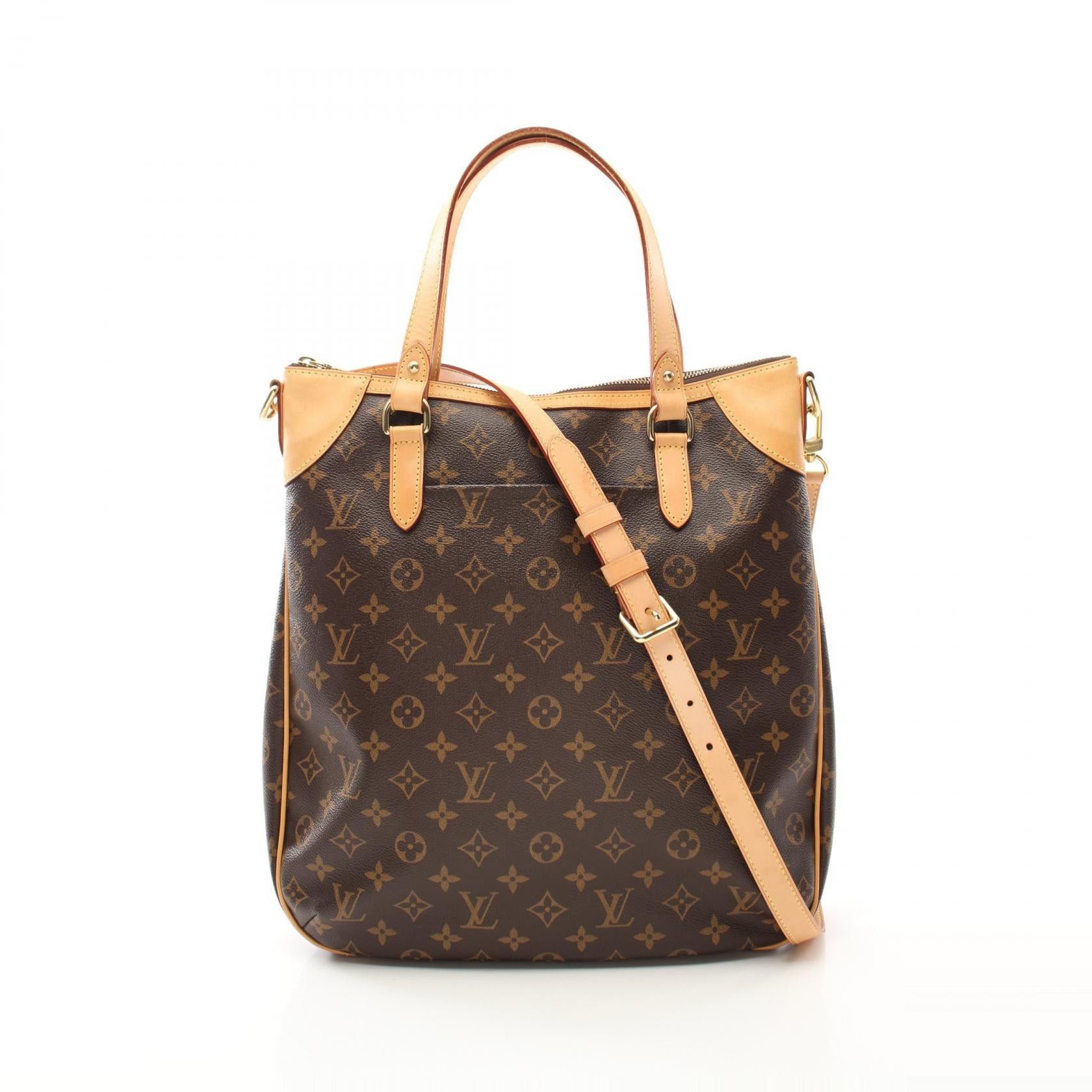 Louis Vuitton Louis Vuitton Odeon Gm Monogram Handbag Leather Brown Size ONE SIZE - 1 Thumbnail