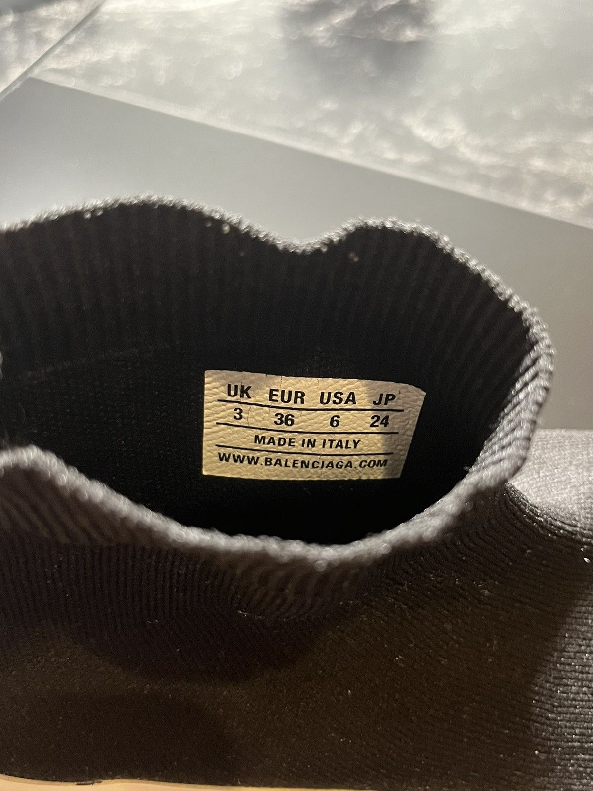 Balenciaga Balenciaga Speed Trainer “Graffiti” Sock Sneakers WhiteBlack Size US 6 / IT 36 - 11 Thumbnail