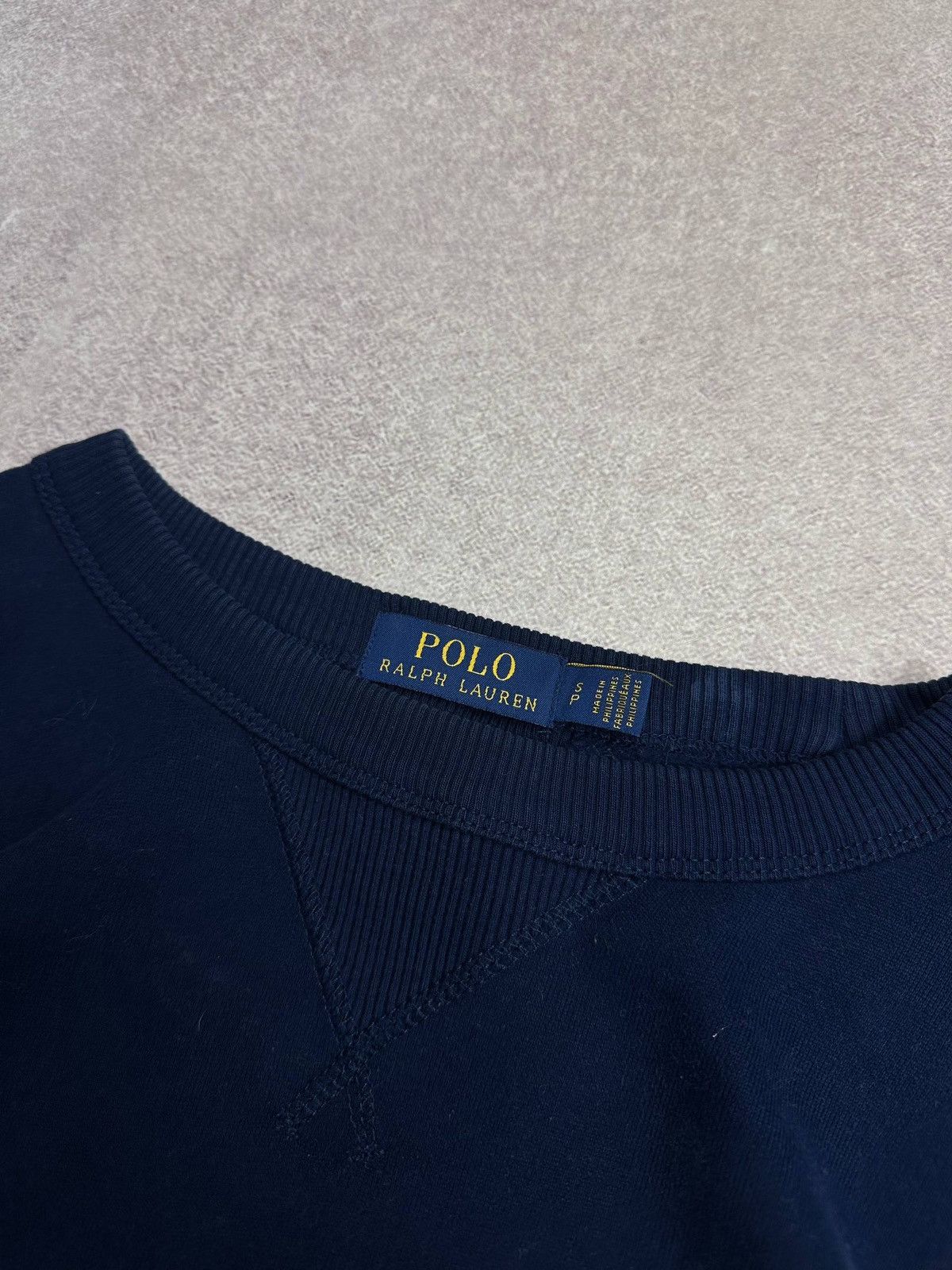 Polo Ralph Lauren Vintage Polo Ralph Lauren Navy Blue Boxy Sweatshirt S Size US S / EU 44-46 / 1 - 3 Thumbnail