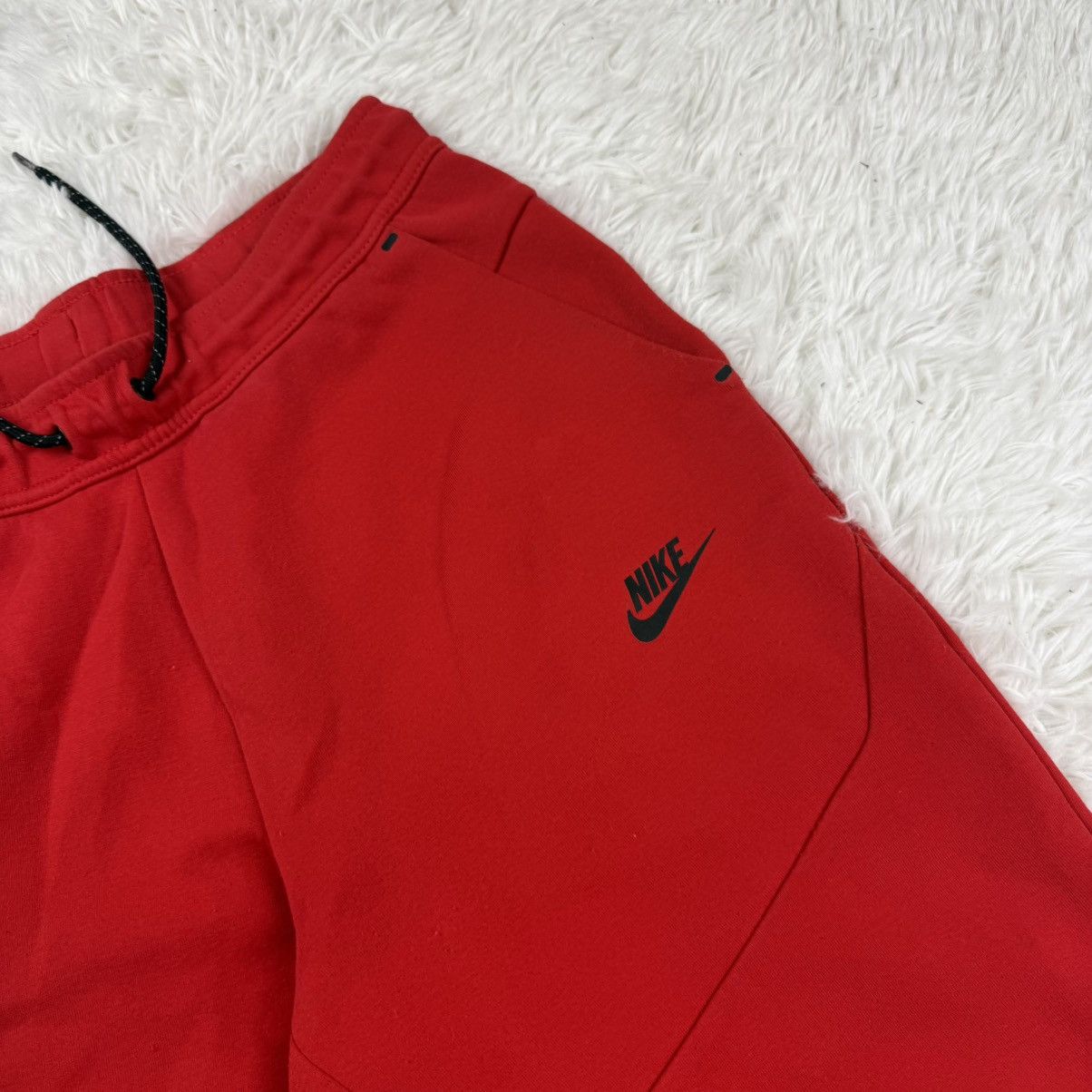 Nike ❤️Nike Red Tech Fleece Pants S/30 Streetwear Drill Y2K Size US 30 / EU 46 - 5 Thumbnail