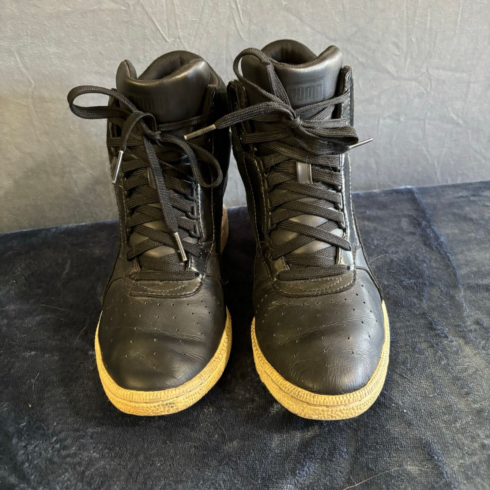 Puma Puma Contact High Top Sneaker Casual Shoes Comfort 80s Style Size US 7.5 / IT 37.5 - 6 Thumbnail