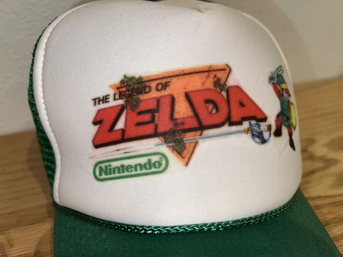 Vintage Vintage Legend Of Zelda Nintendo Trucker Hat Size ONE SIZE - 2 Thumbnail