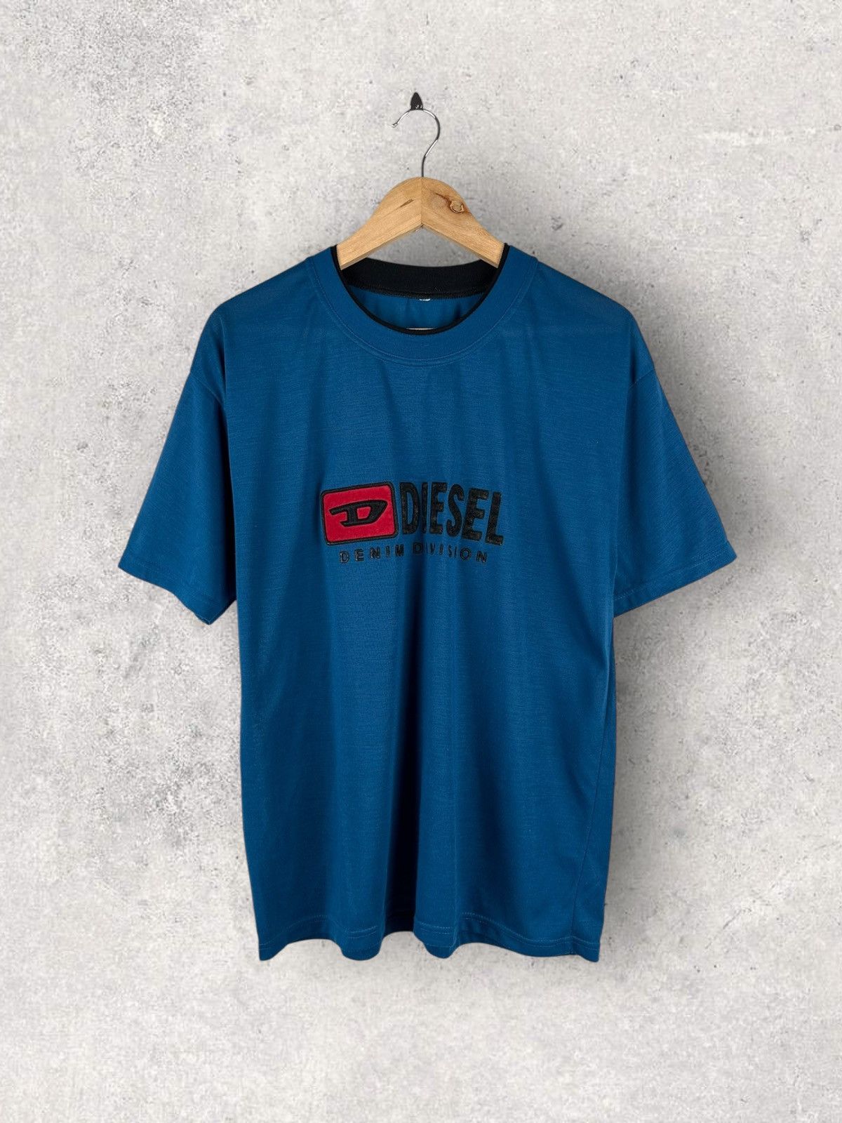 Diesel Vintage Y2k Diesel Denim Division Tee Oversized Size US M / EU 48-50 / 2 - 1 Thumbnail