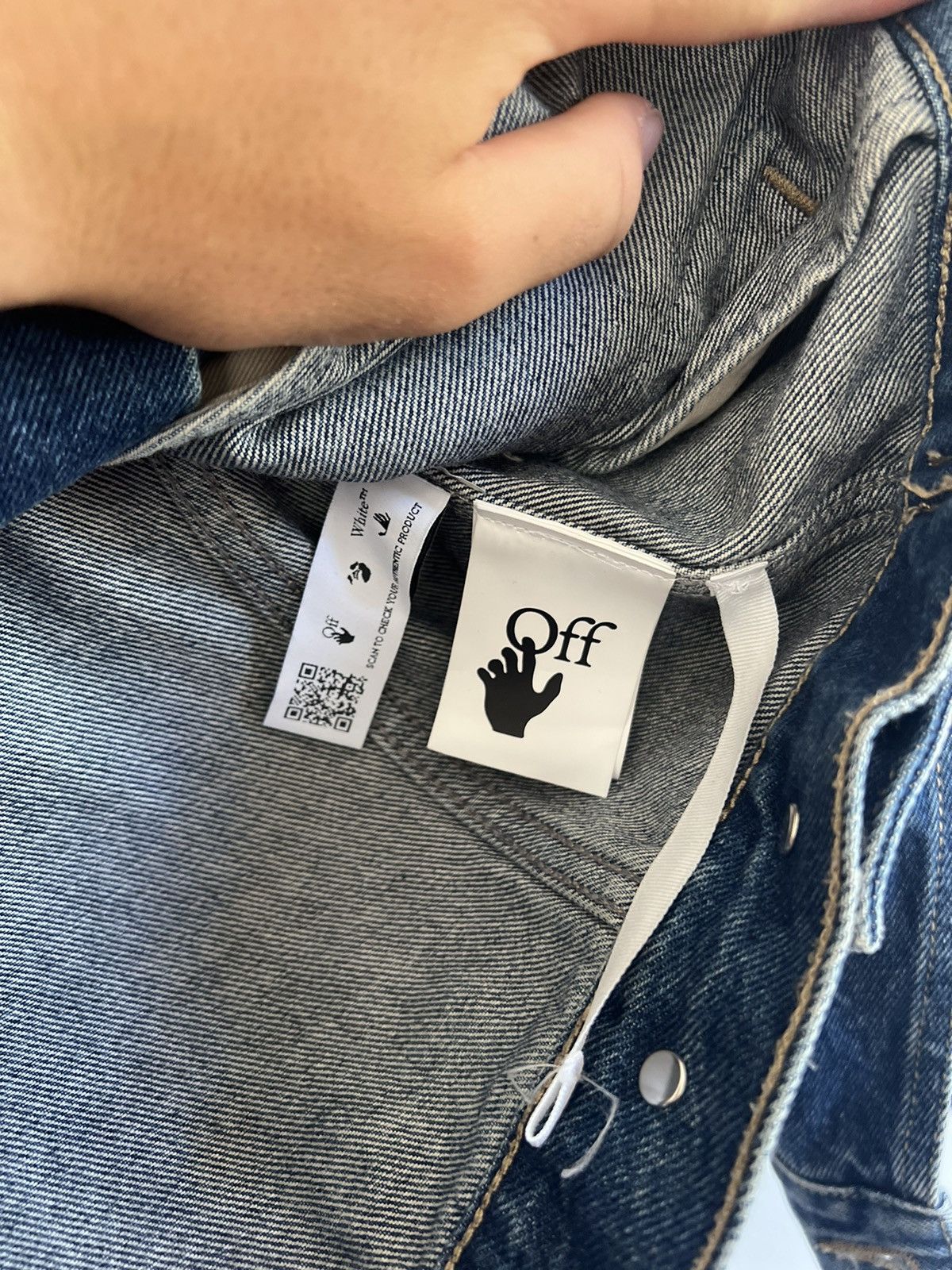 Off-White Off white denim jacket Size US XS / EU 42 / 0 - 12 Thumbnail