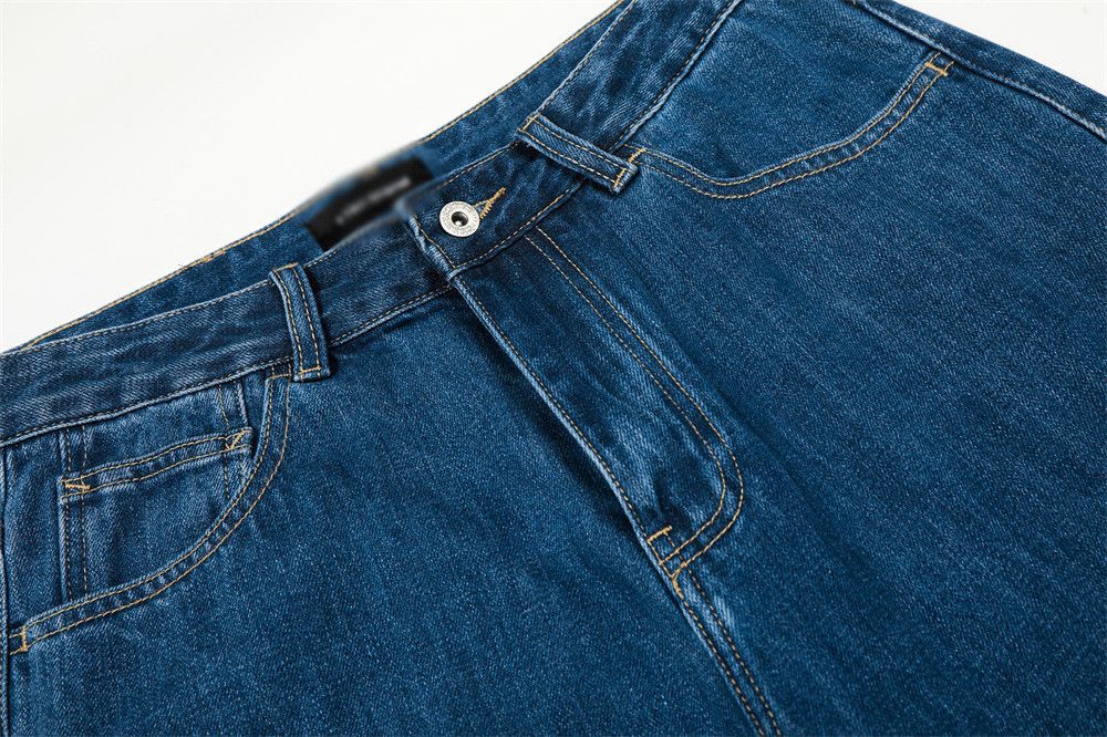 Jean Retro American street men's casual loose wide-leg jeans Size US 32 / EU 48 - 3 Thumbnail