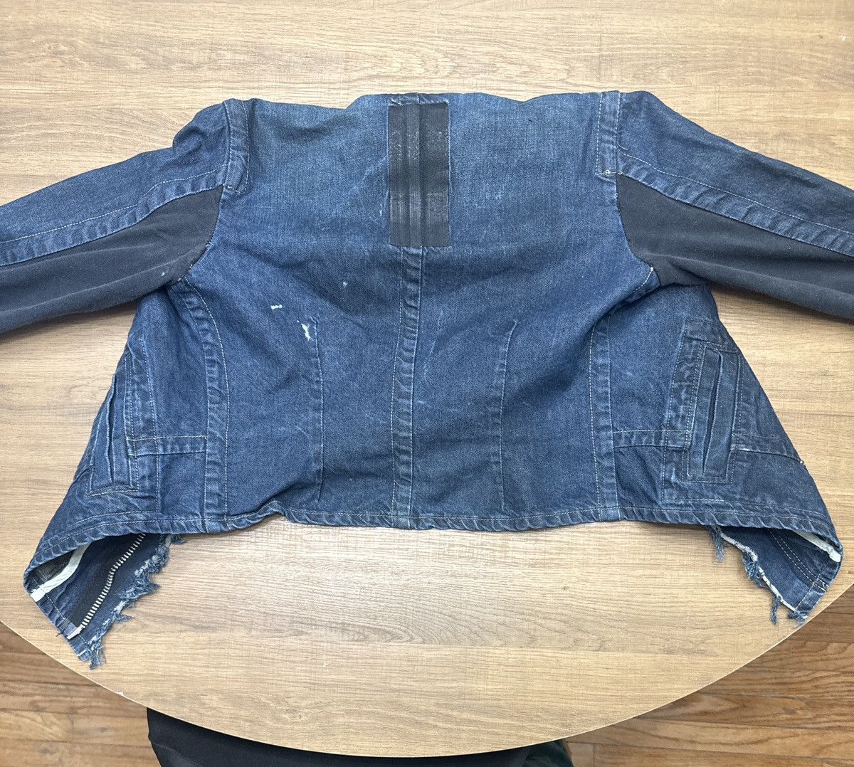 Rick Owens Rick owens slab patchwork denim jacket Size US M / EU 48-50 / 2 - 2 Thumbnail