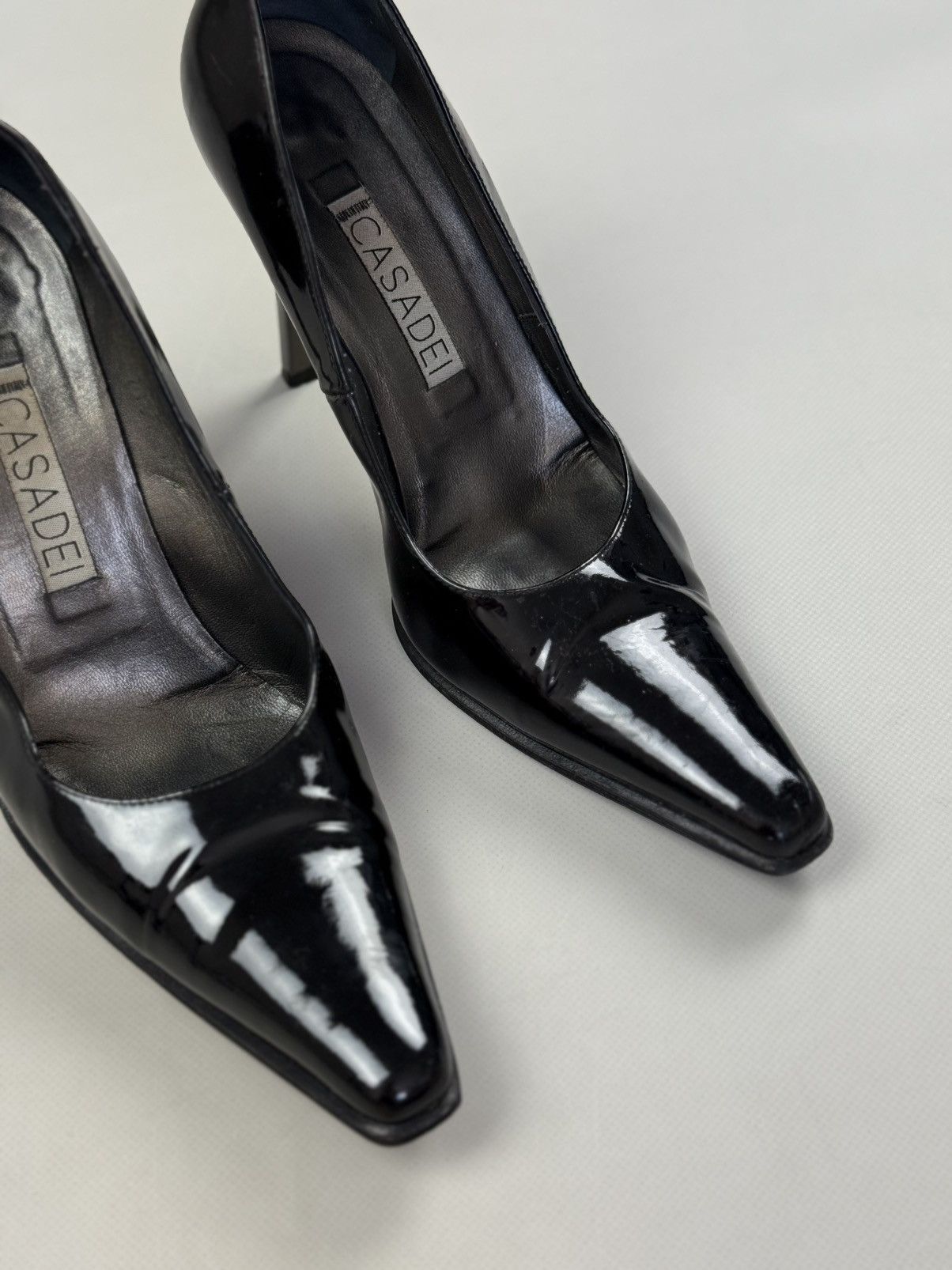 Casadei Casadei Ladies Leather Pump Heels Dress Shoes Size 8.5 Size US 8.5 / IT 38.5 - 4 Thumbnail
