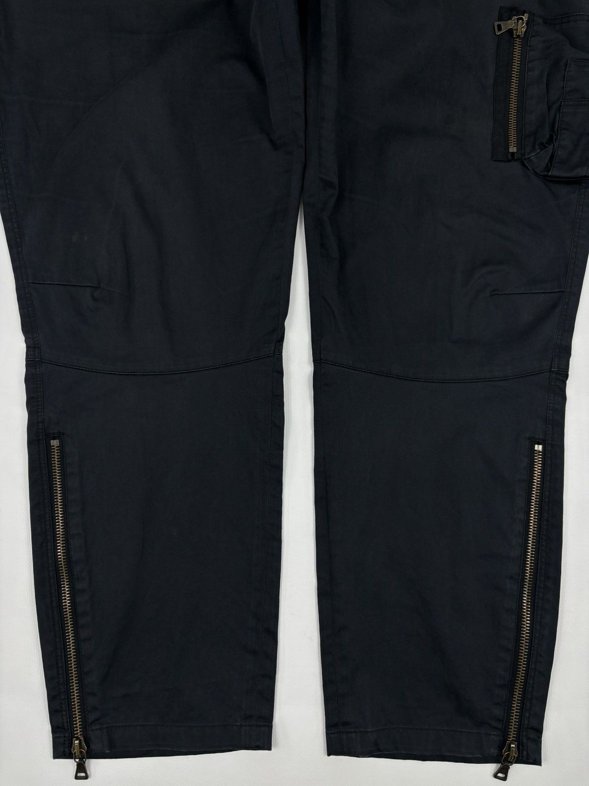 Prada Men's 00’s Linea Rossa Biker Cargo Zip Multipocket Pants Trousers Size US 36 / EU 52 - 16 Thumbnail