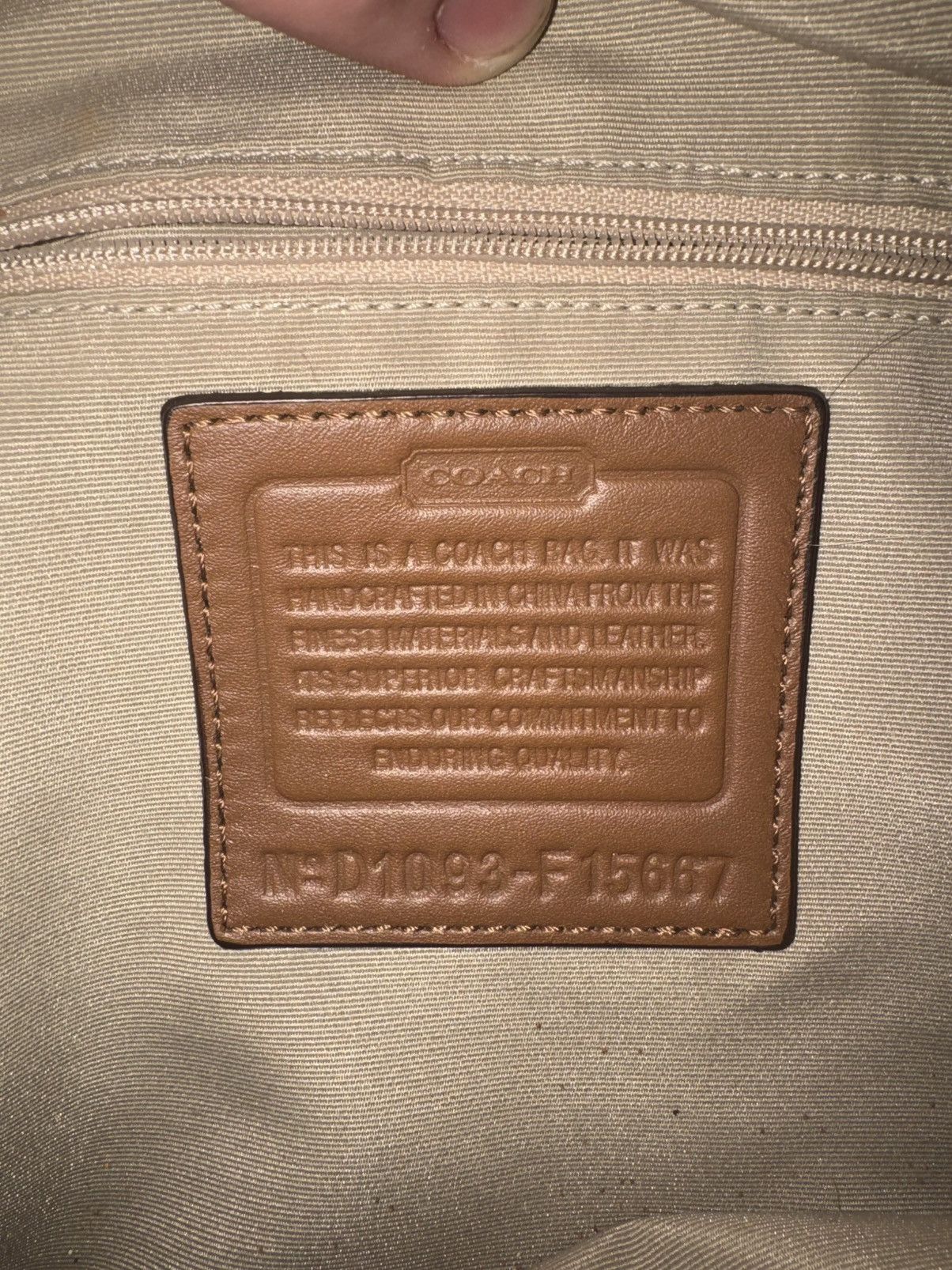 Coach Coach Signature Purse & Wallet Biege Shoulder Bag Size ONE SIZE - 4 Thumbnail