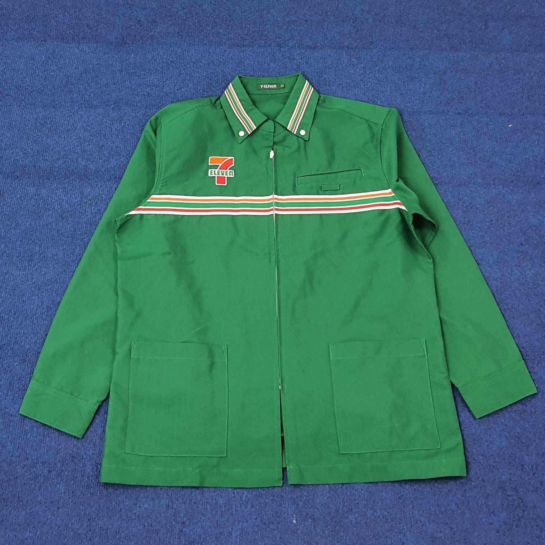 Japanese Brand Vintage 7 Eleven Japan Staff Uniform Workwear Jacket C249N52 Size US M / EU 48-50 / 2 - 3 Thumbnail