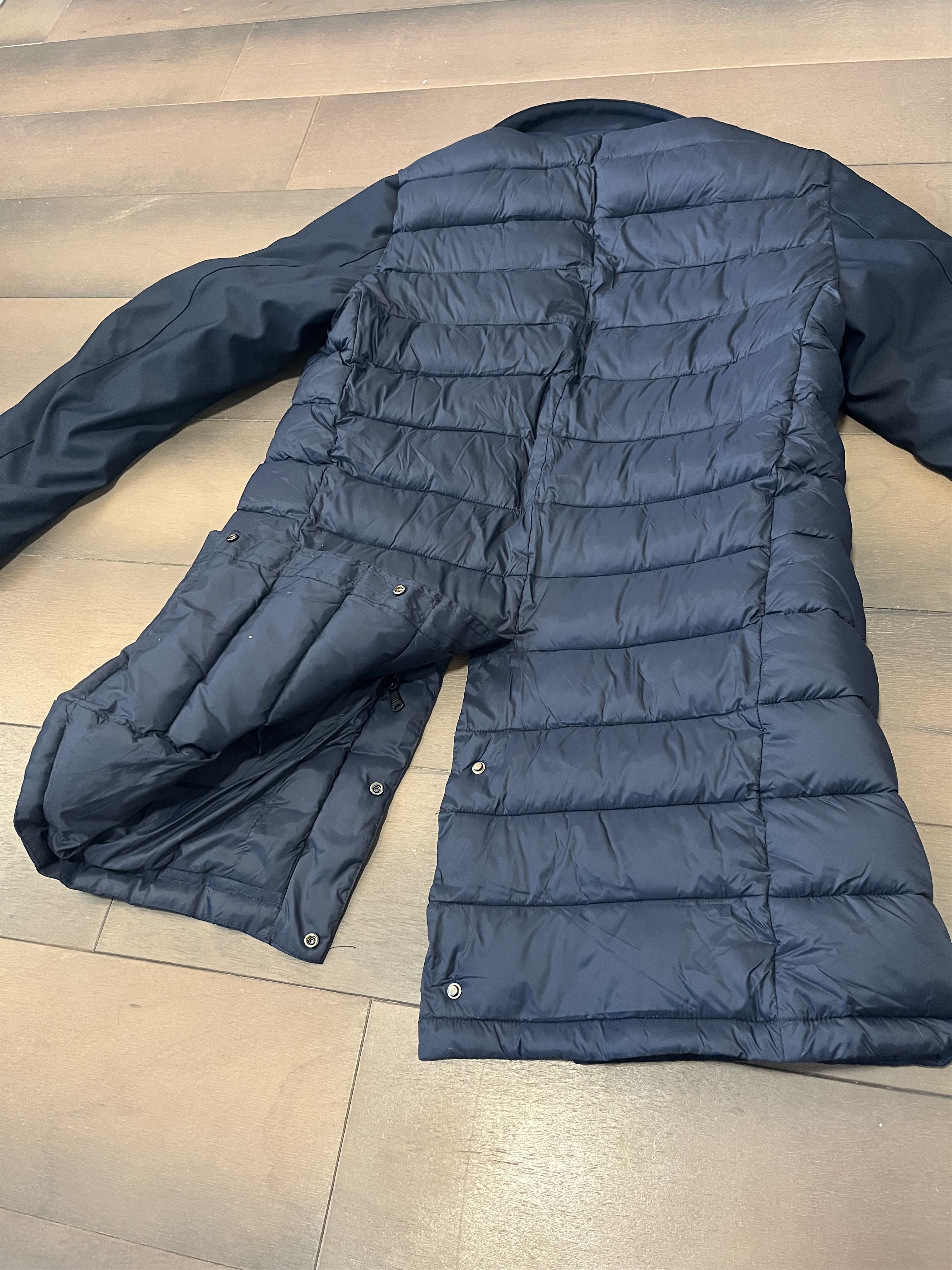 Japanese Brand Sartorial Hybrid Puffer Coat by Exibit Size US M / EU 48-50 / 2 - 4 Thumbnail