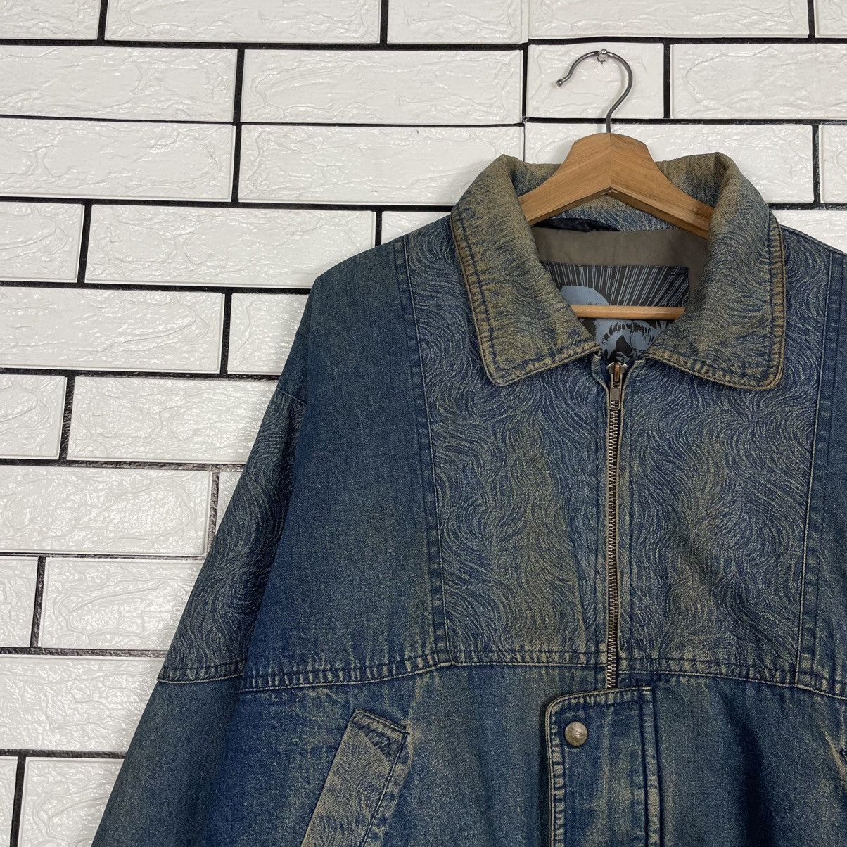 Japanese Brand Ruck Dam Biker Indigo Denim Jacket Size US L / EU 52-54 / 3 - 6 Thumbnail