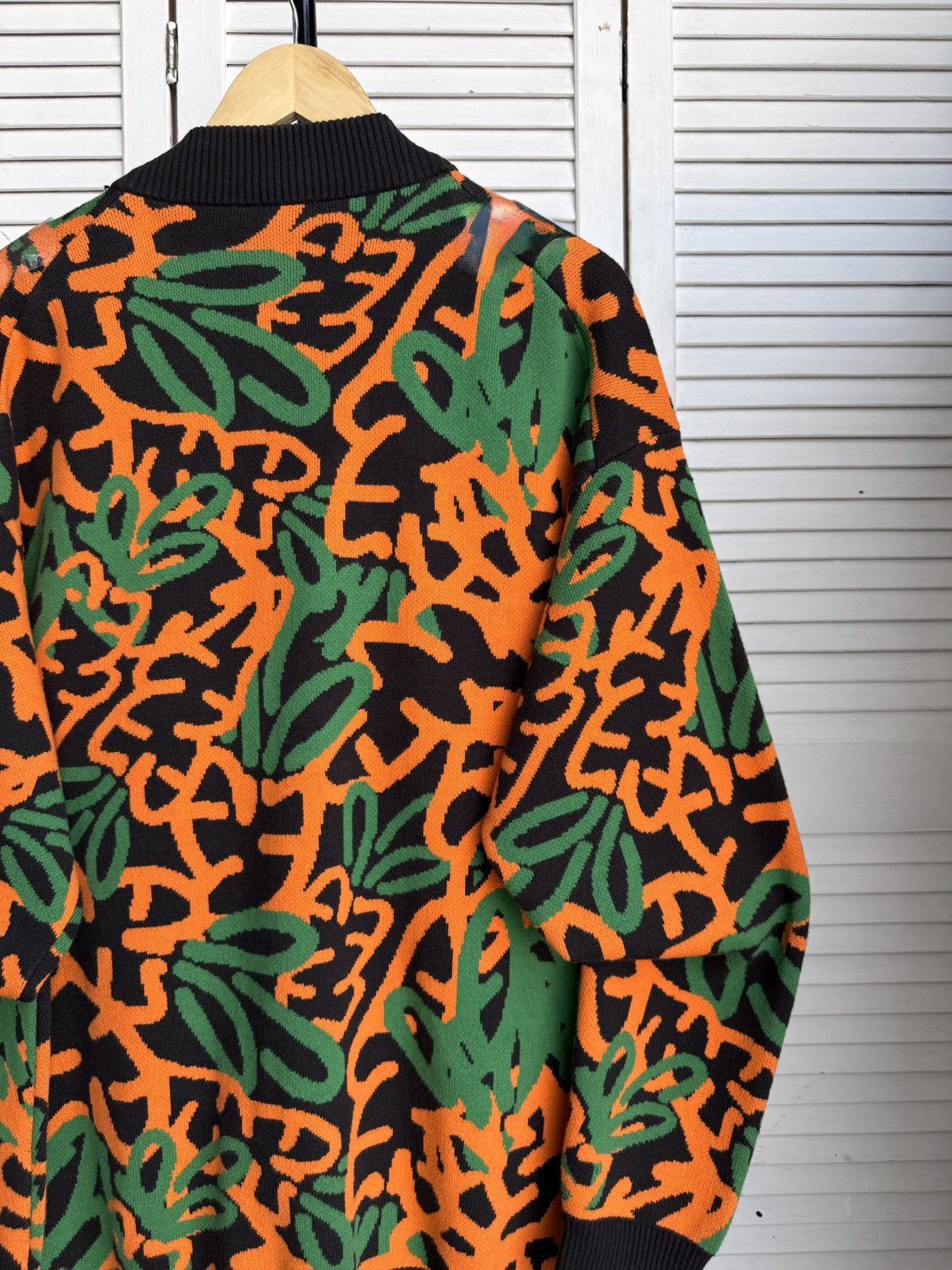 Carrots by Anwar Carrots Puma x Carrots Cardigan Knit Sweater Graphic Orange Pattern Size US M / EU 48-50 / 2 - 9 Thumbnail