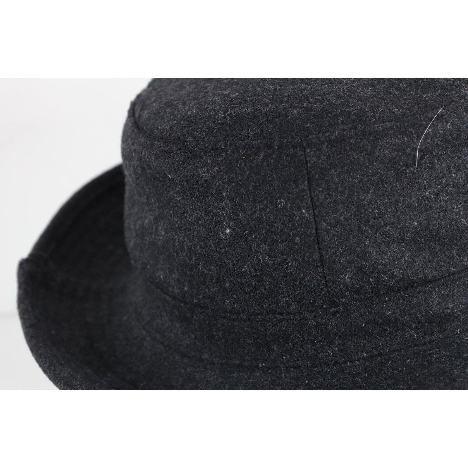 Vintage Duluth Trading Co Blank Wool Blend Winter Crusher Fedora Hat Size ONE SIZE - 6 Thumbnail