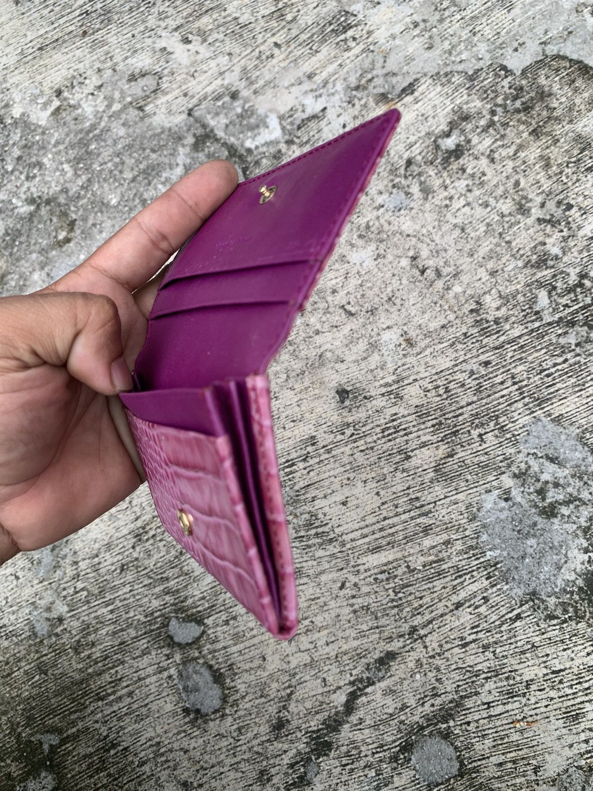 Comme Ca Ism Comme ca du mode small wallet crocodile abstarct Size ONE SIZE - 9 Thumbnail