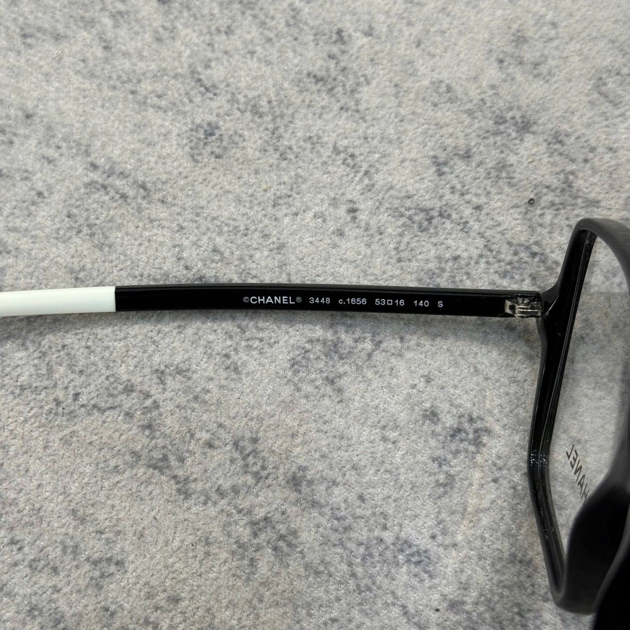 Chanel Chanel 0CH3448 1656 black white Size ONE SIZE - 5 Thumbnail