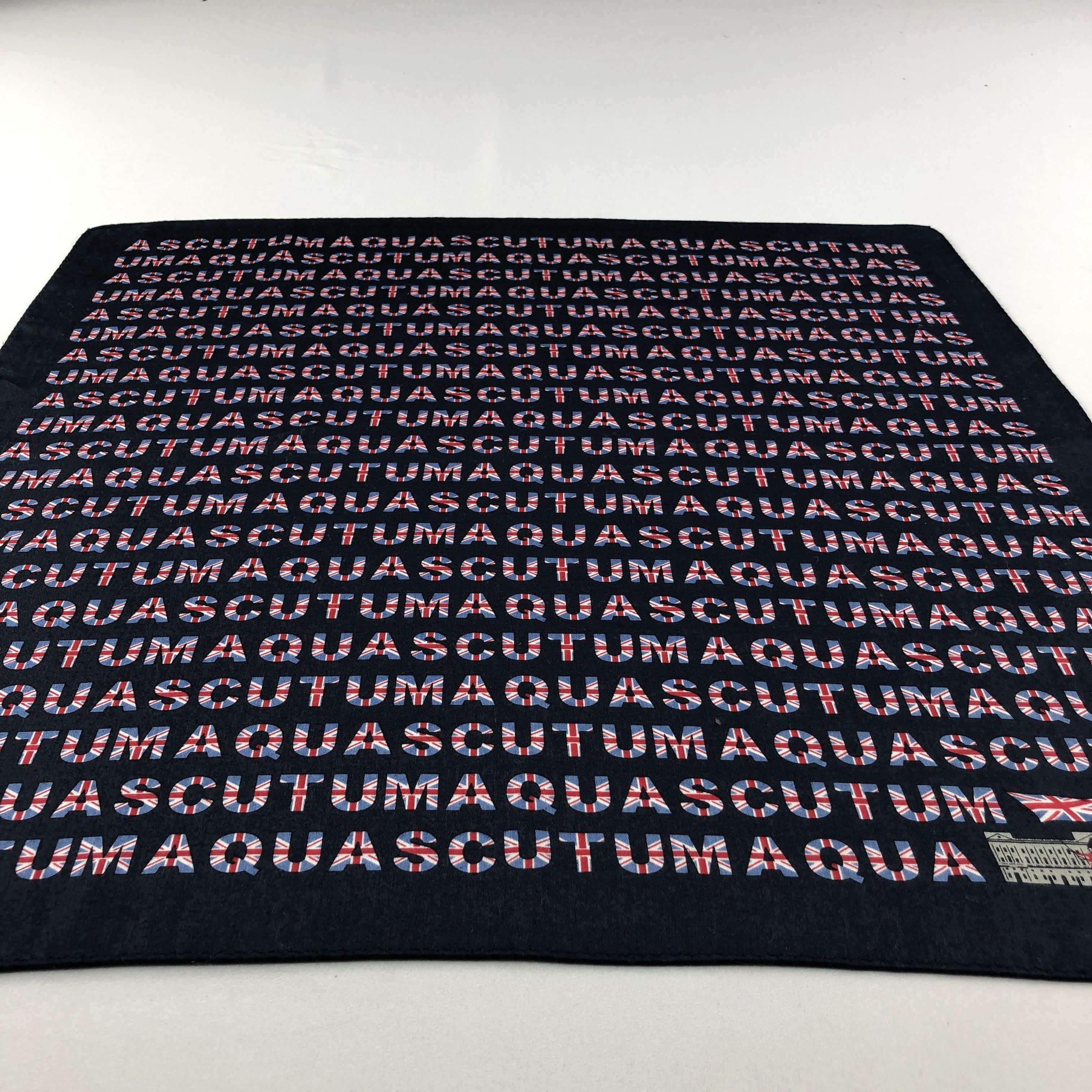 Aquascutum Aquascutum Union Jack Handkerchief Neckerchief Bandana H2996 Size ONE SIZE - 4 Thumbnail