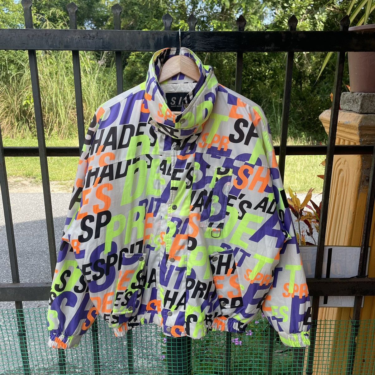 Japanese Brand × Vintage 🔥🔥🇯🇵Shades Multicolour Full Zipper Winter Ski Light Jacket Size US XL / EU 56 / 4 - 1 Thumbnail