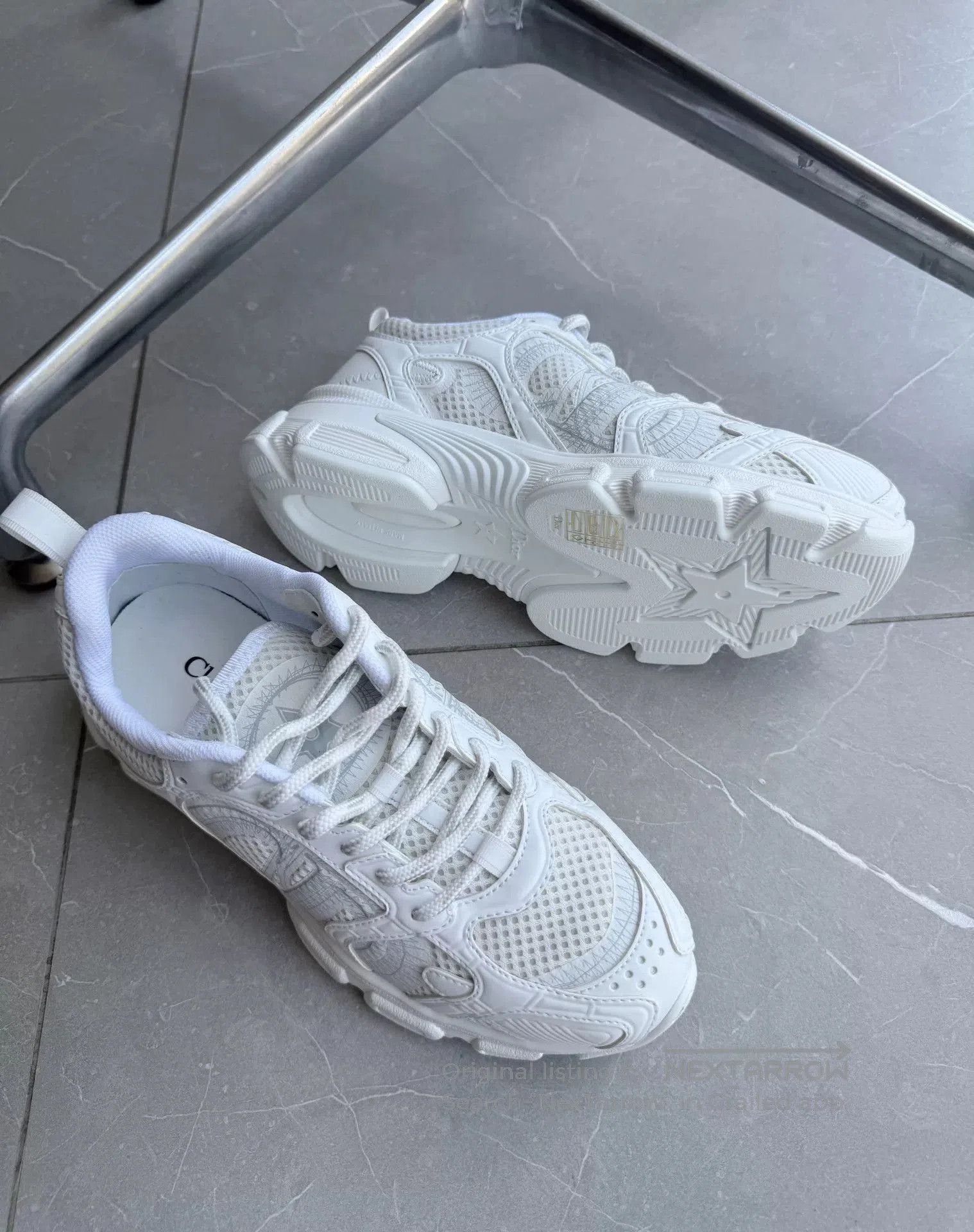 Dior Dior Chrono Leather Sneakers. Size US 5.5 / IT 35.5 - 3 Thumbnail